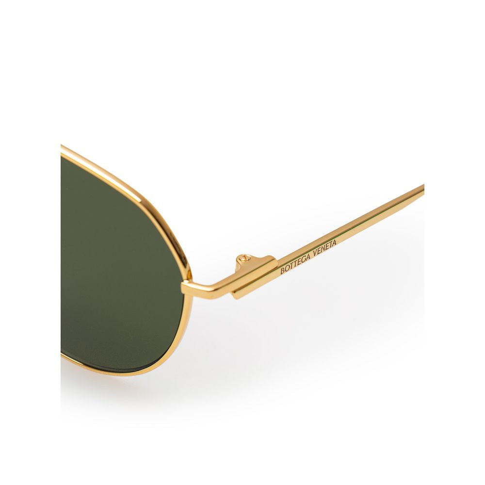 Goldene Metall-Sonnenbrille