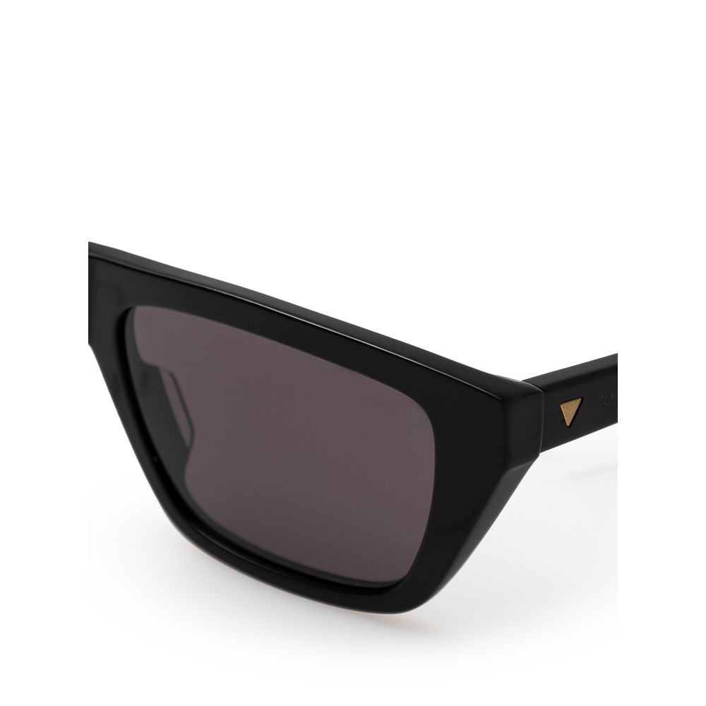 Schwarze Acetat-Sonnenbrille