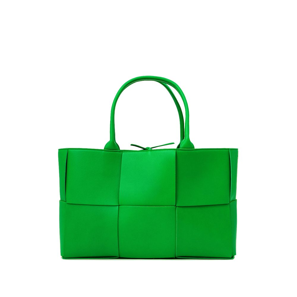 Grüne Lederhandtasche