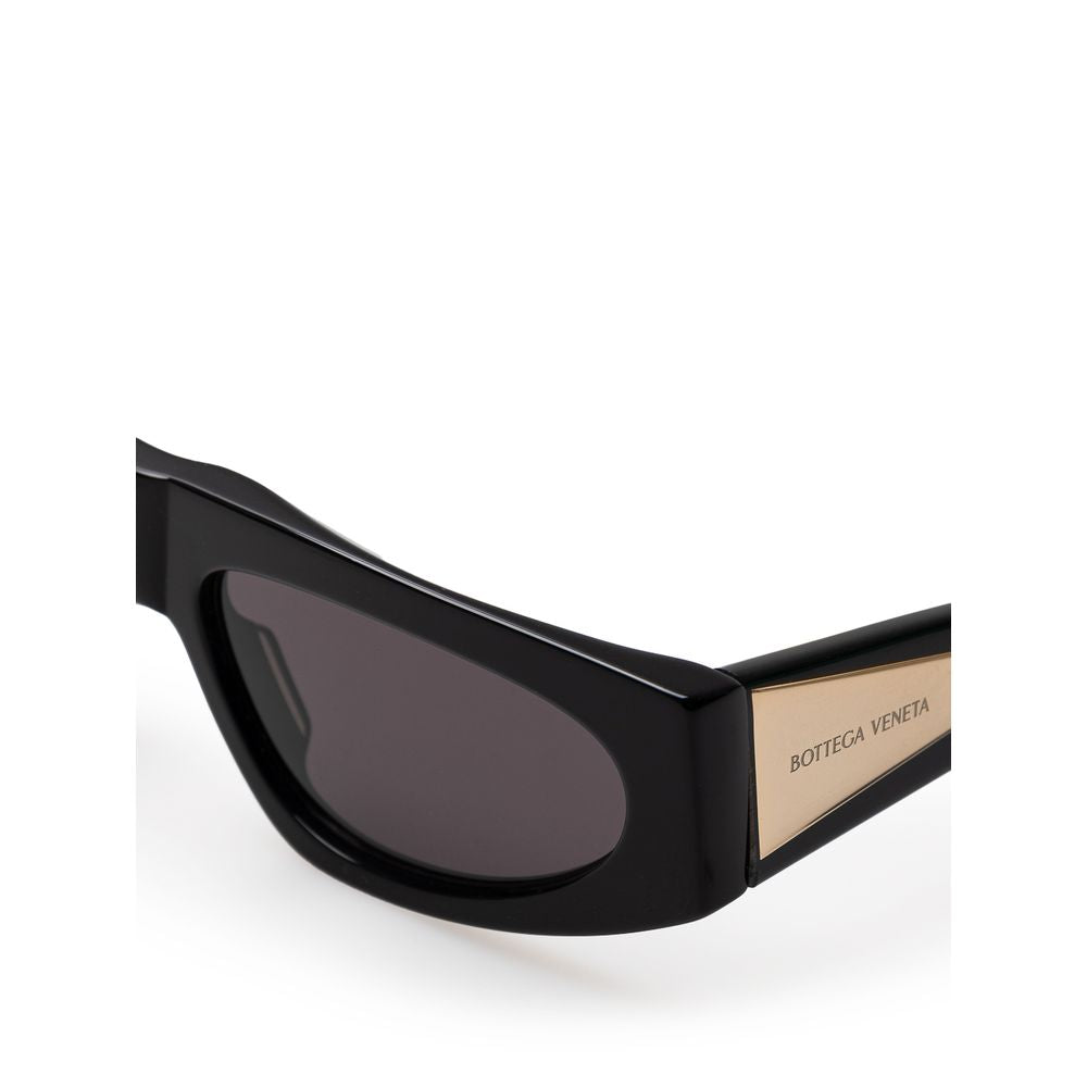 Schwarze Acetat-Sonnenbrille