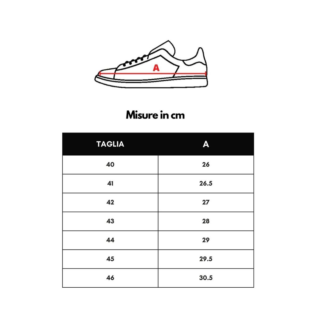 Schwarzer und weißer Leder-Sneaker