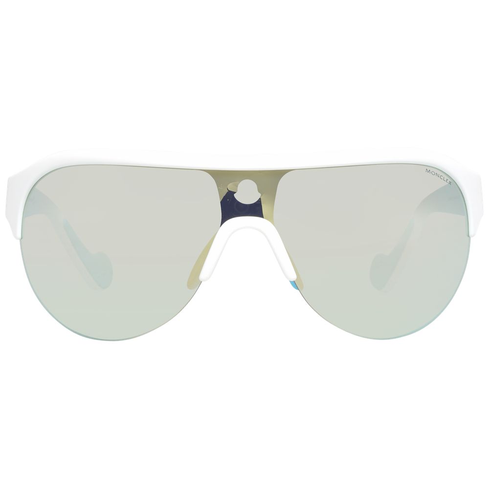 Weiße Unisex-Sonnenbrille