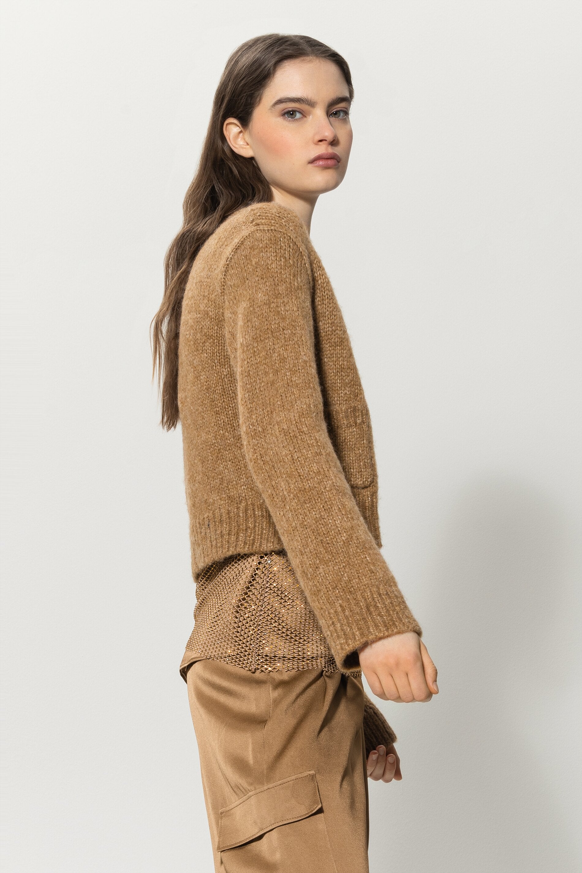 Cardigan aus Woll-Mix