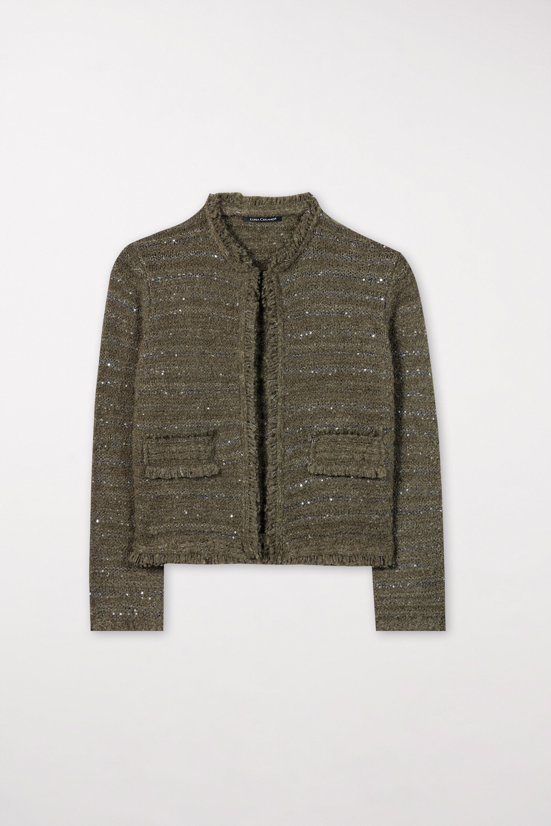 Bouclé-Tweedjacke