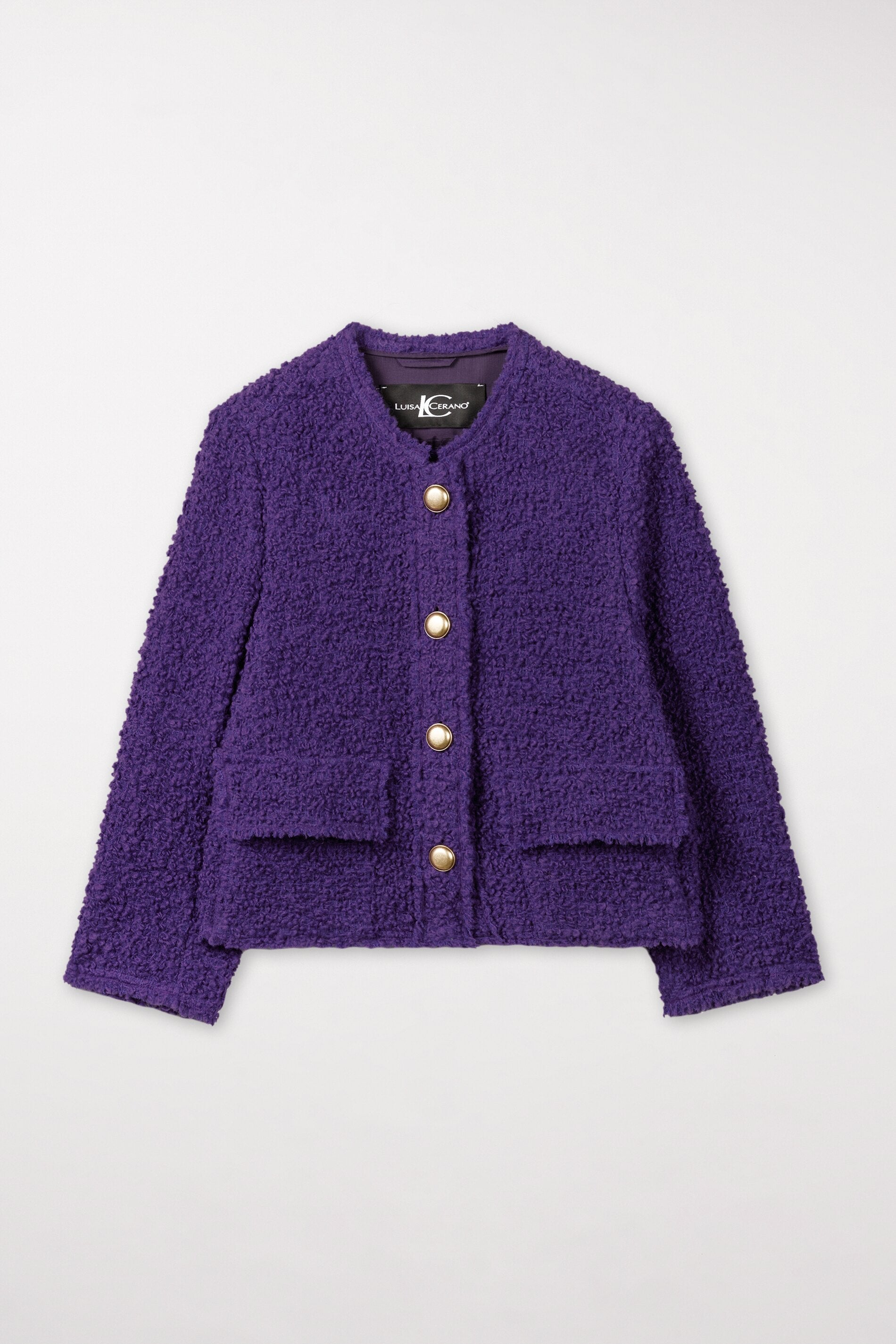 Bouclé-Jacke