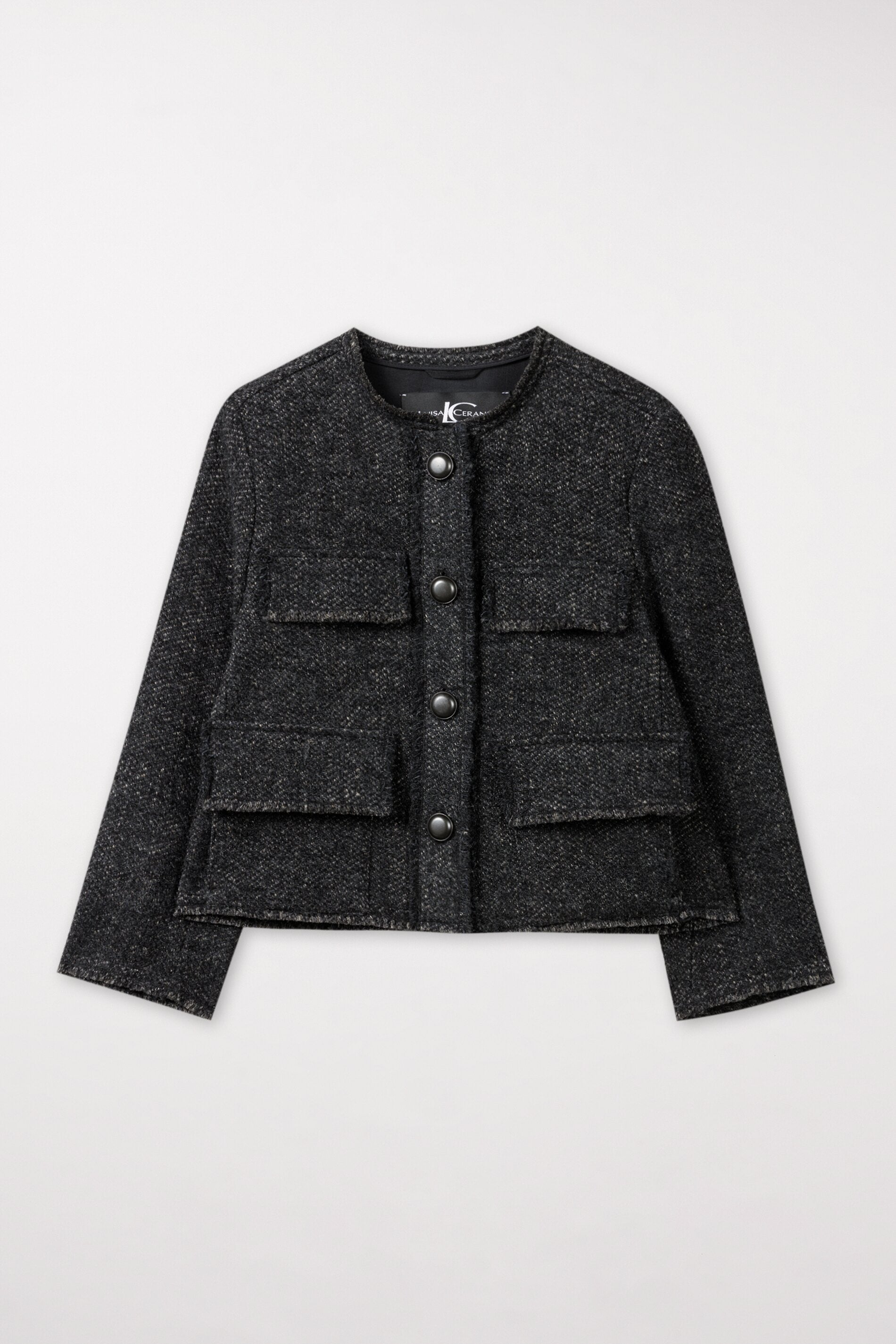 Jacke aus Two-Tone-Tweed