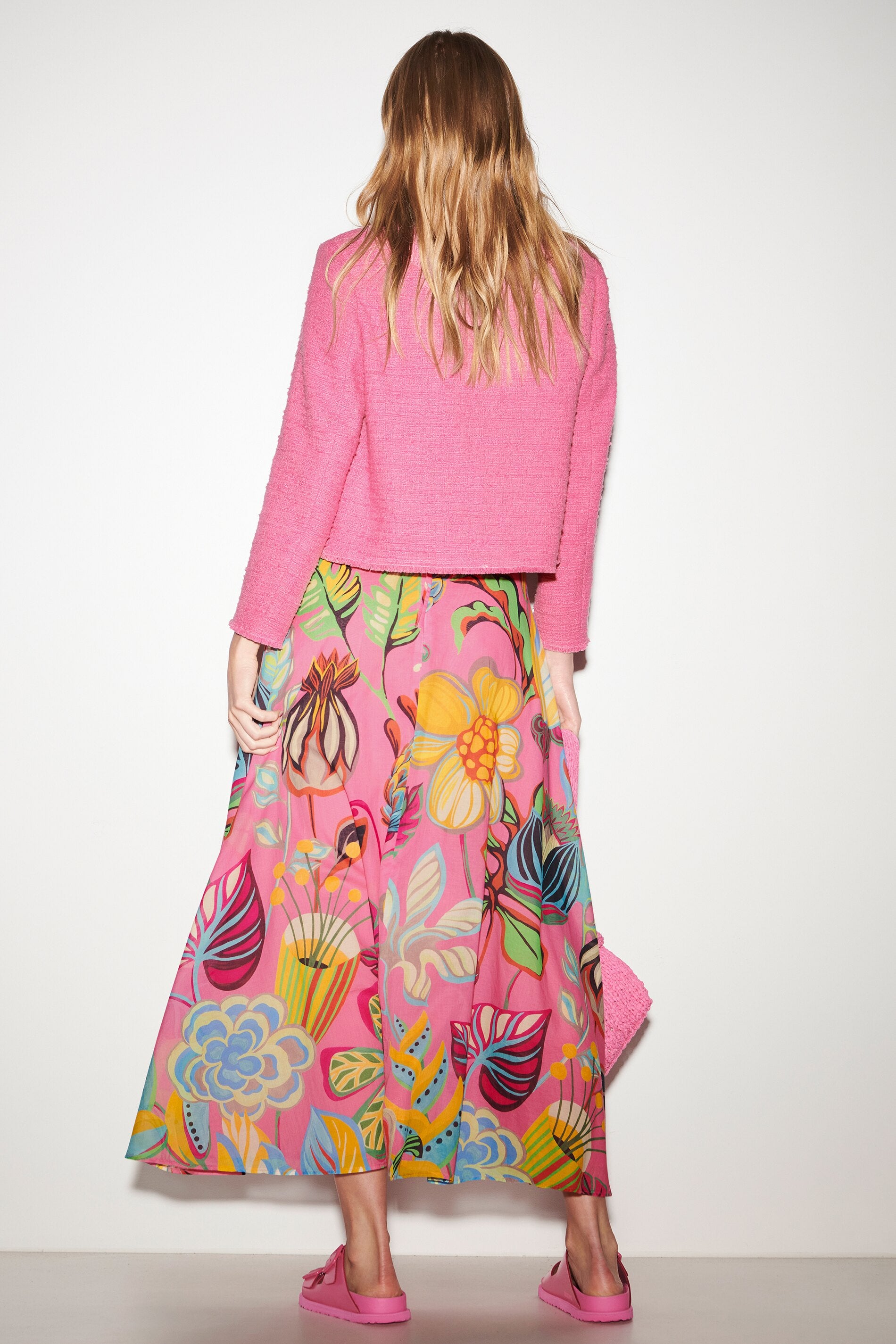 Jacke in Tweed-Optik