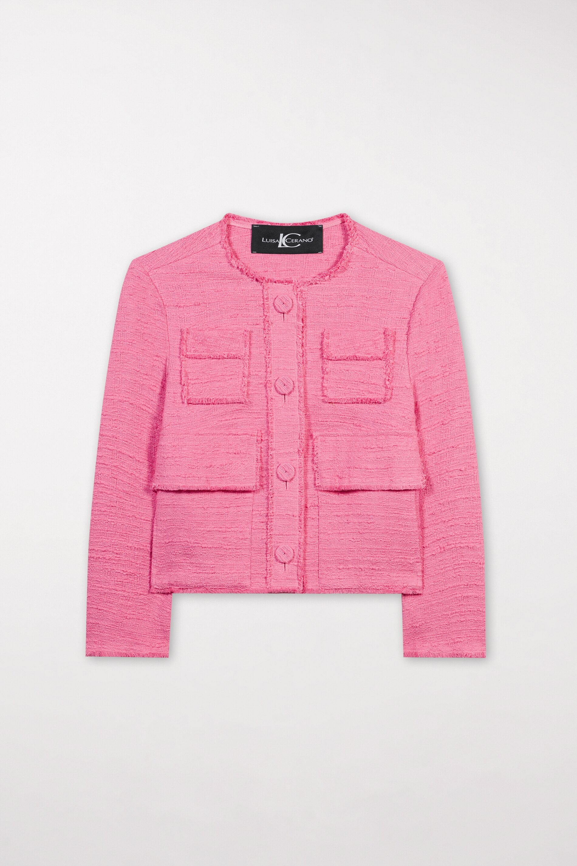 Jacke in Tweed-Optik