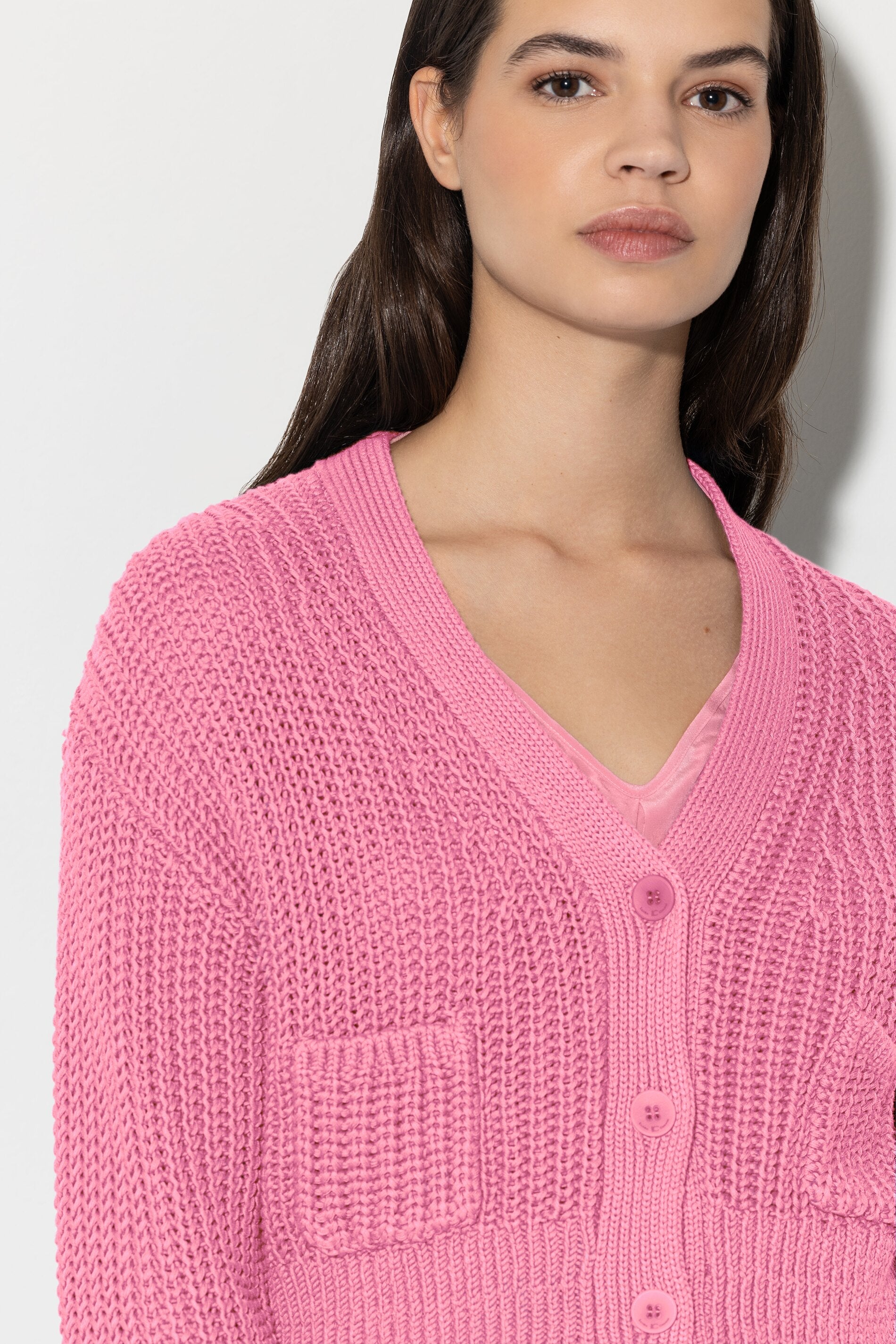 Cardigan in Rippstrick