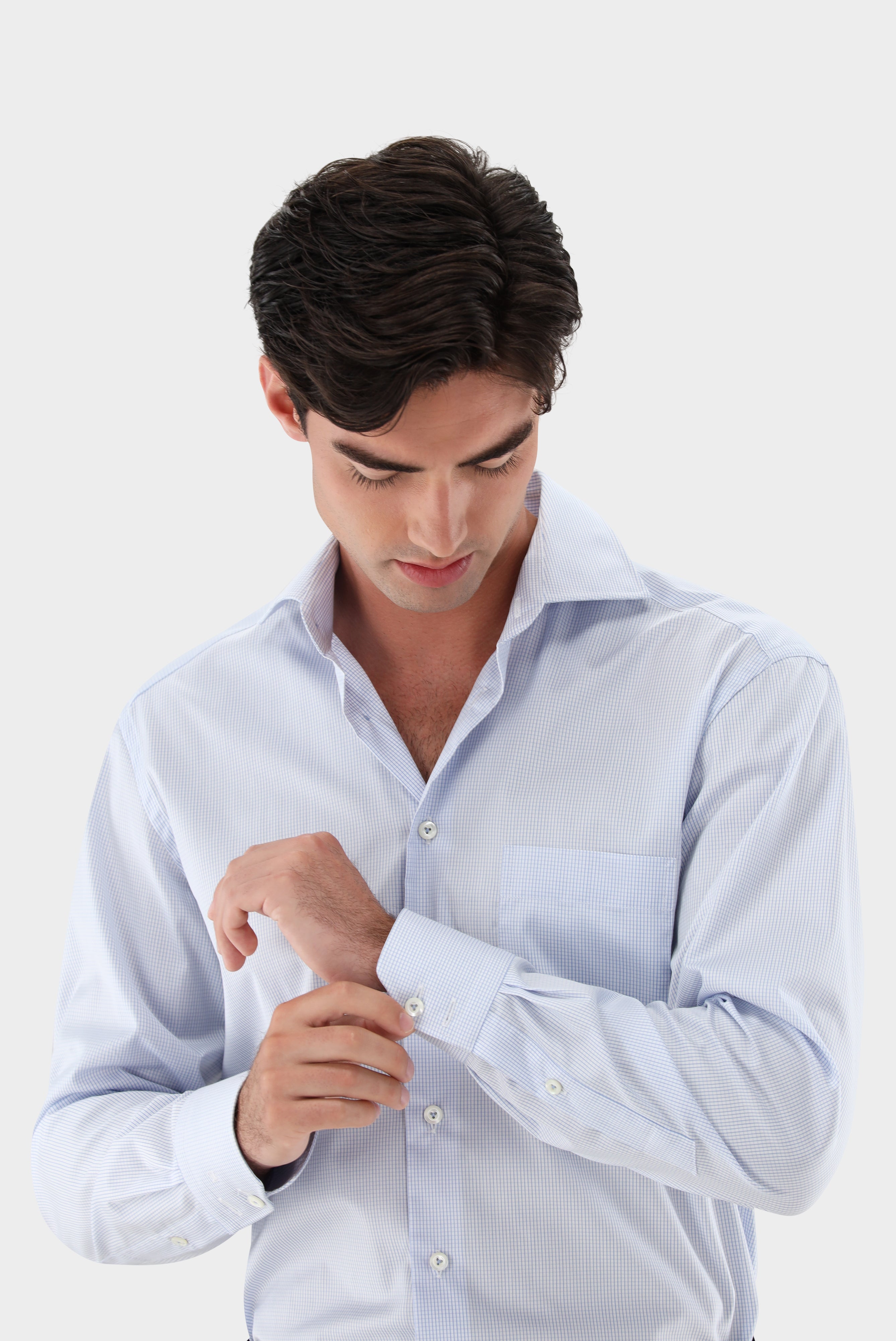 Non-iron checked shirt, comfort fit