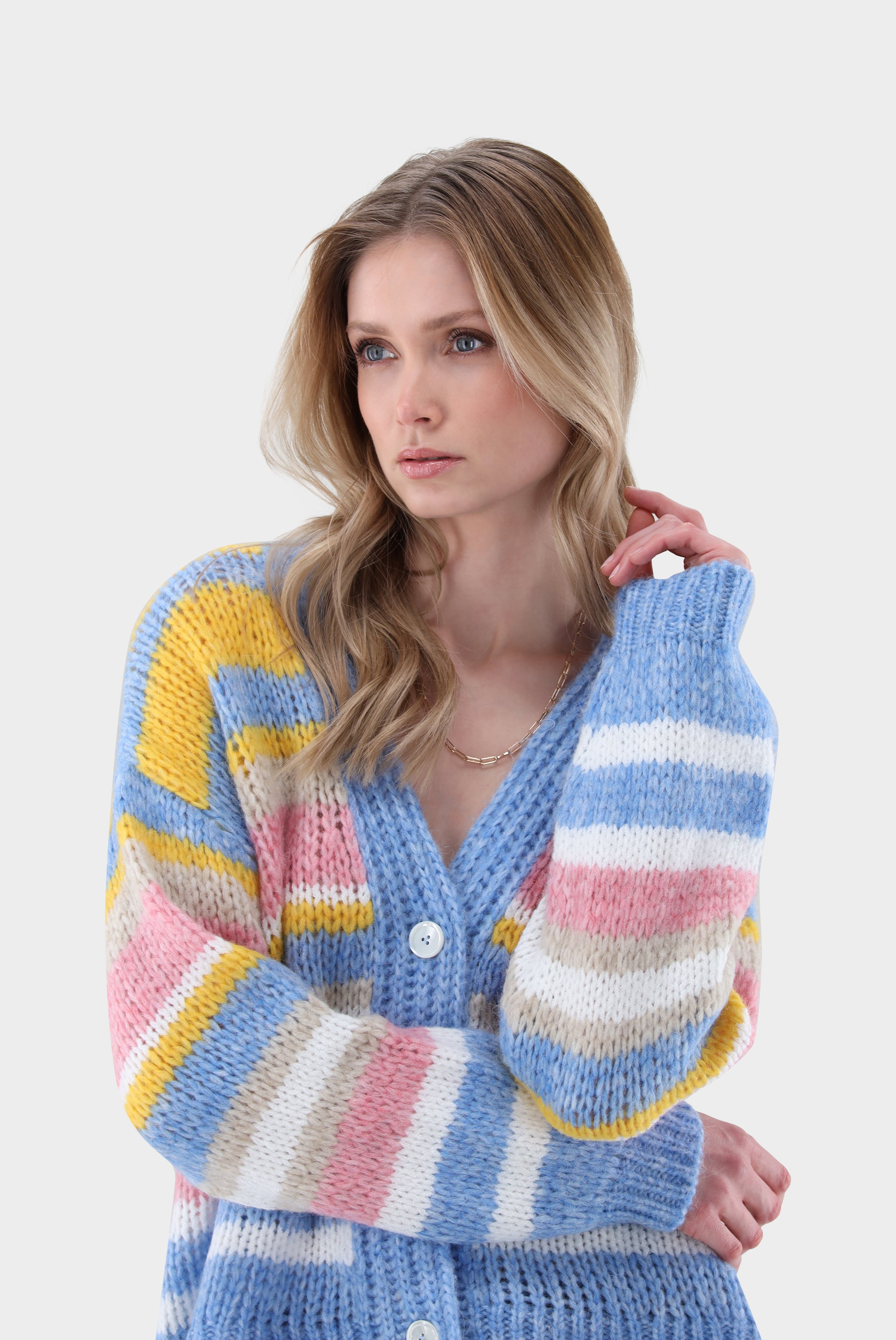 Van Laack-Bunte Strickjacke Relaxed Fit-Jacken & Mäntel-Black-Deal-Outlet-by-ARCHIVIST