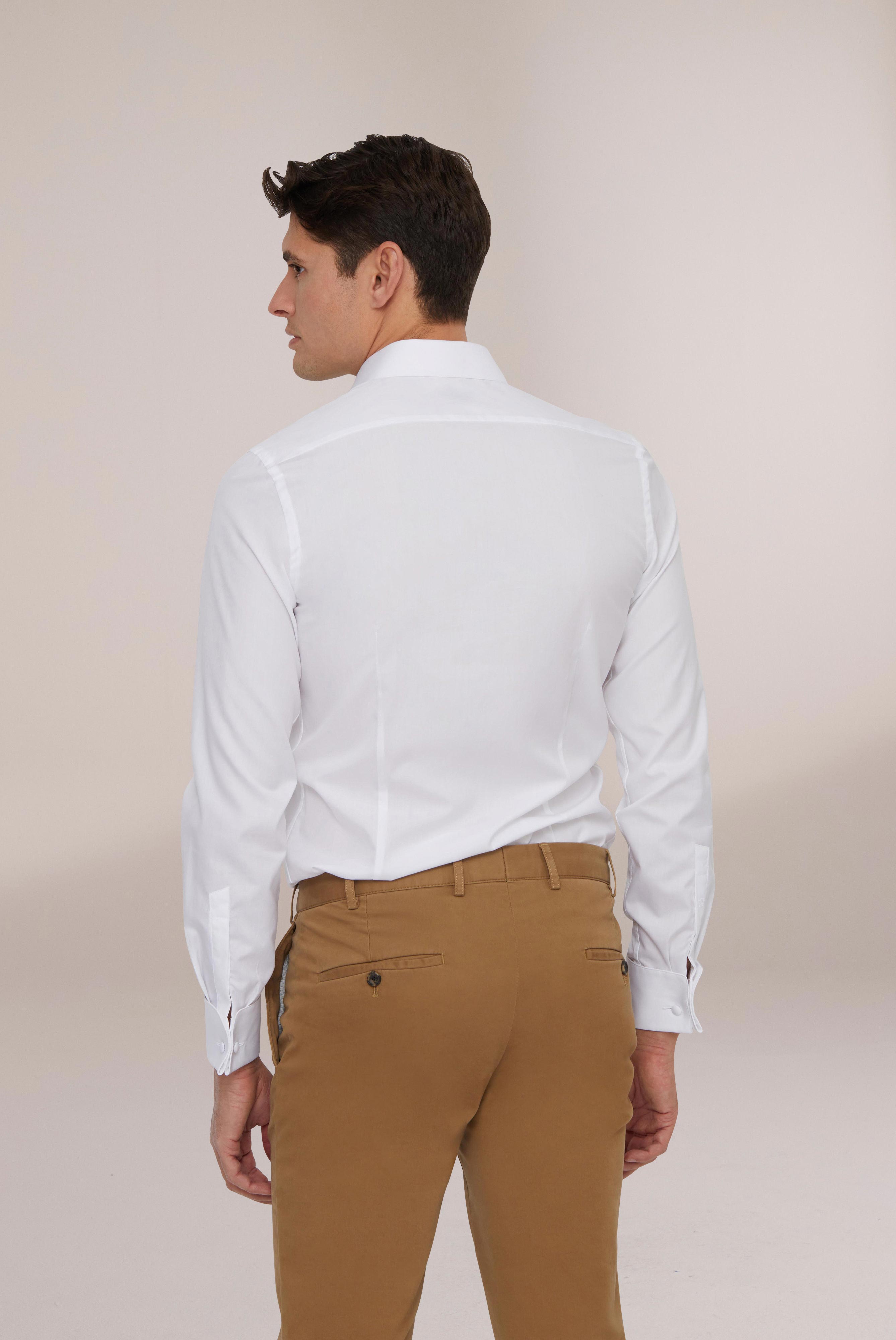 Van Laack-Elegantes Abendhemd mit Kentkragen aus Baumwolle Slim Fit Weiß-Hemden & Blusen-Black-Deal-Outlet-by-ARCHIVIST