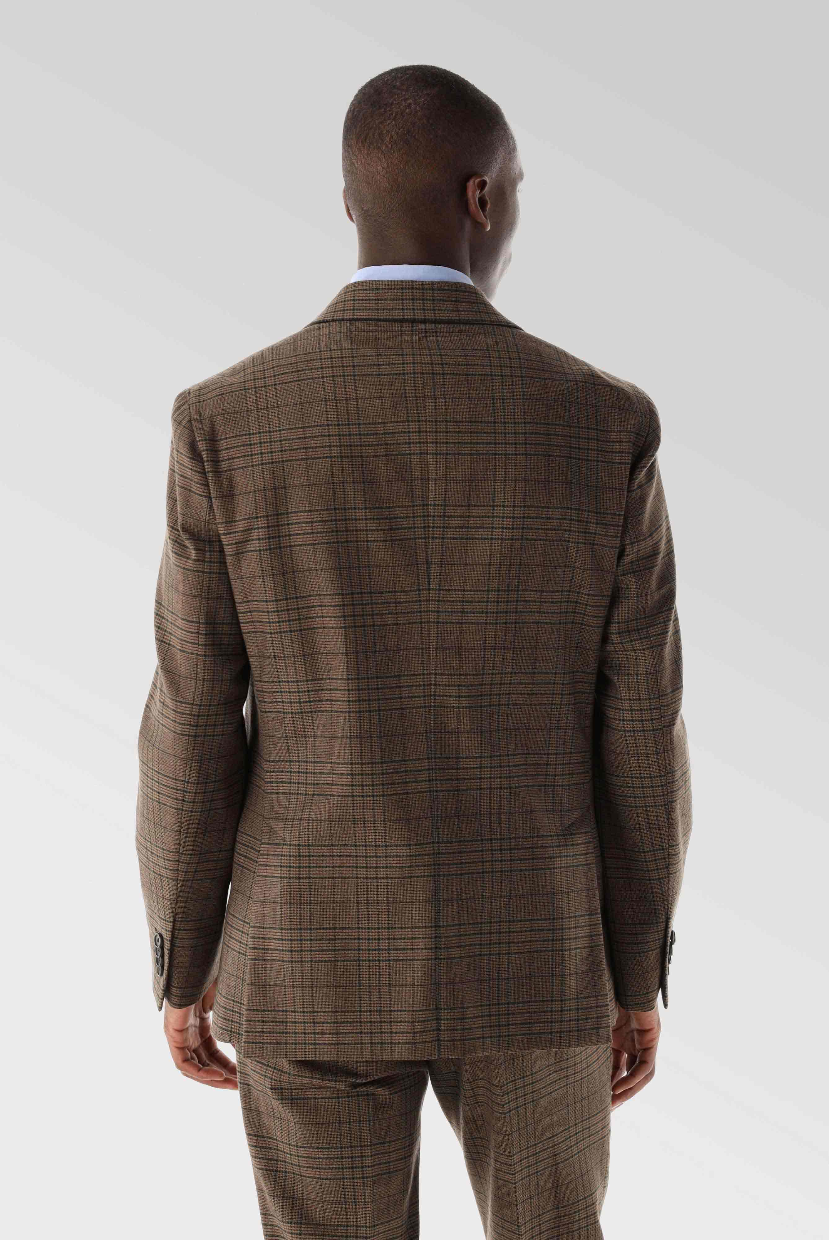 Van Laack-Sakko mit Karomuster und Spitzfasson-Jacken & Mäntel-Black-Deal-Outlet-by-ARCHIVIST