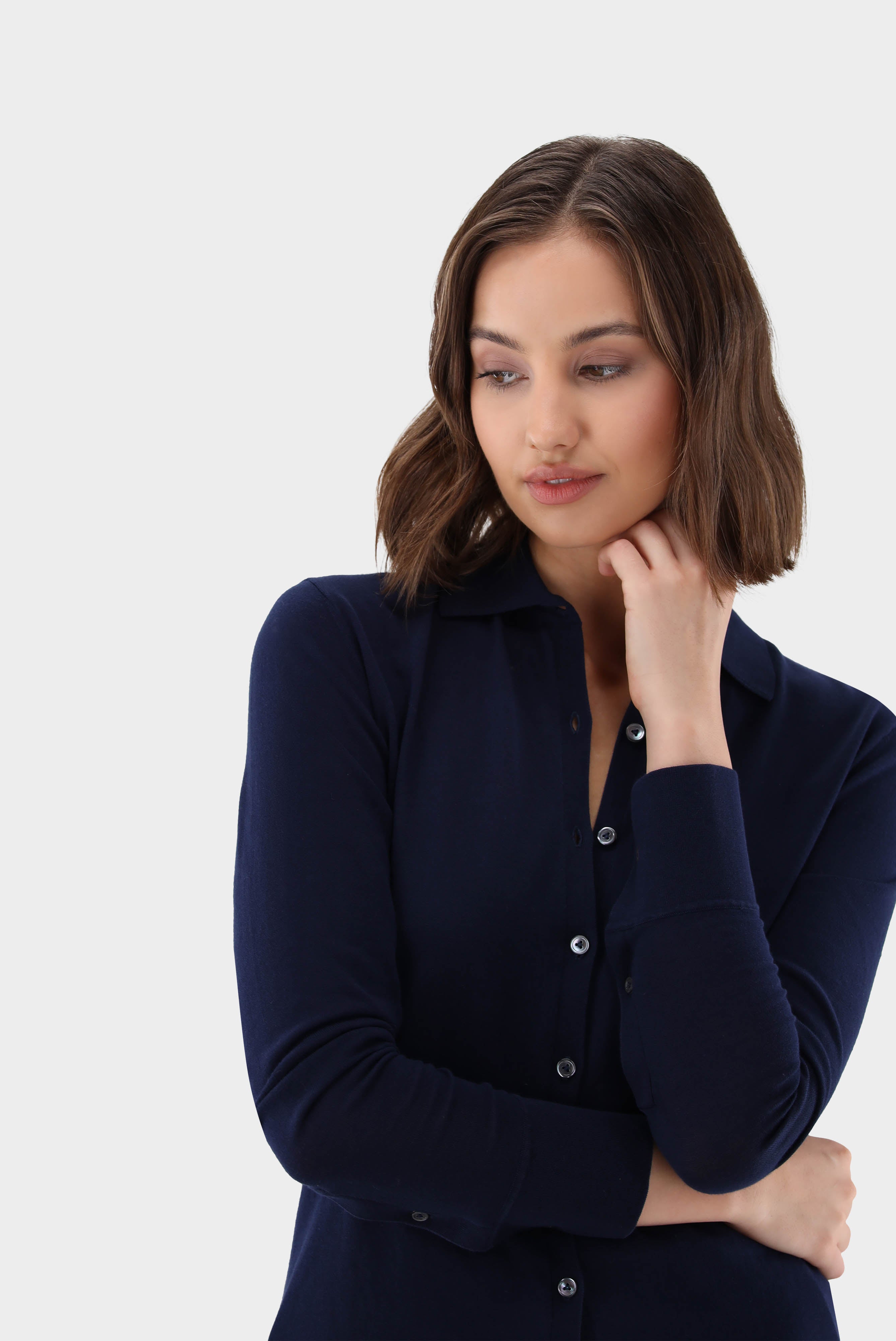 Strick Shirt aus Baumwolle