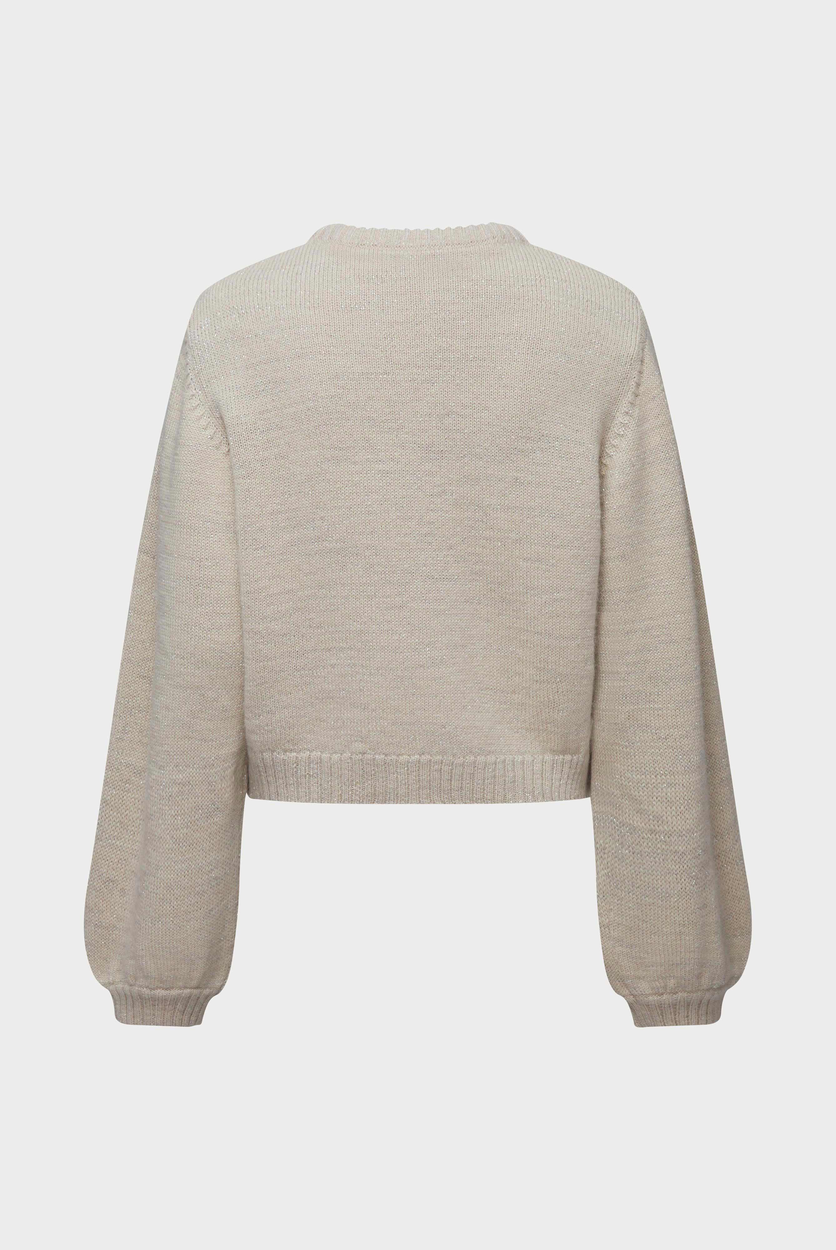 Kurzer Pullover aus Alpaka Wolle