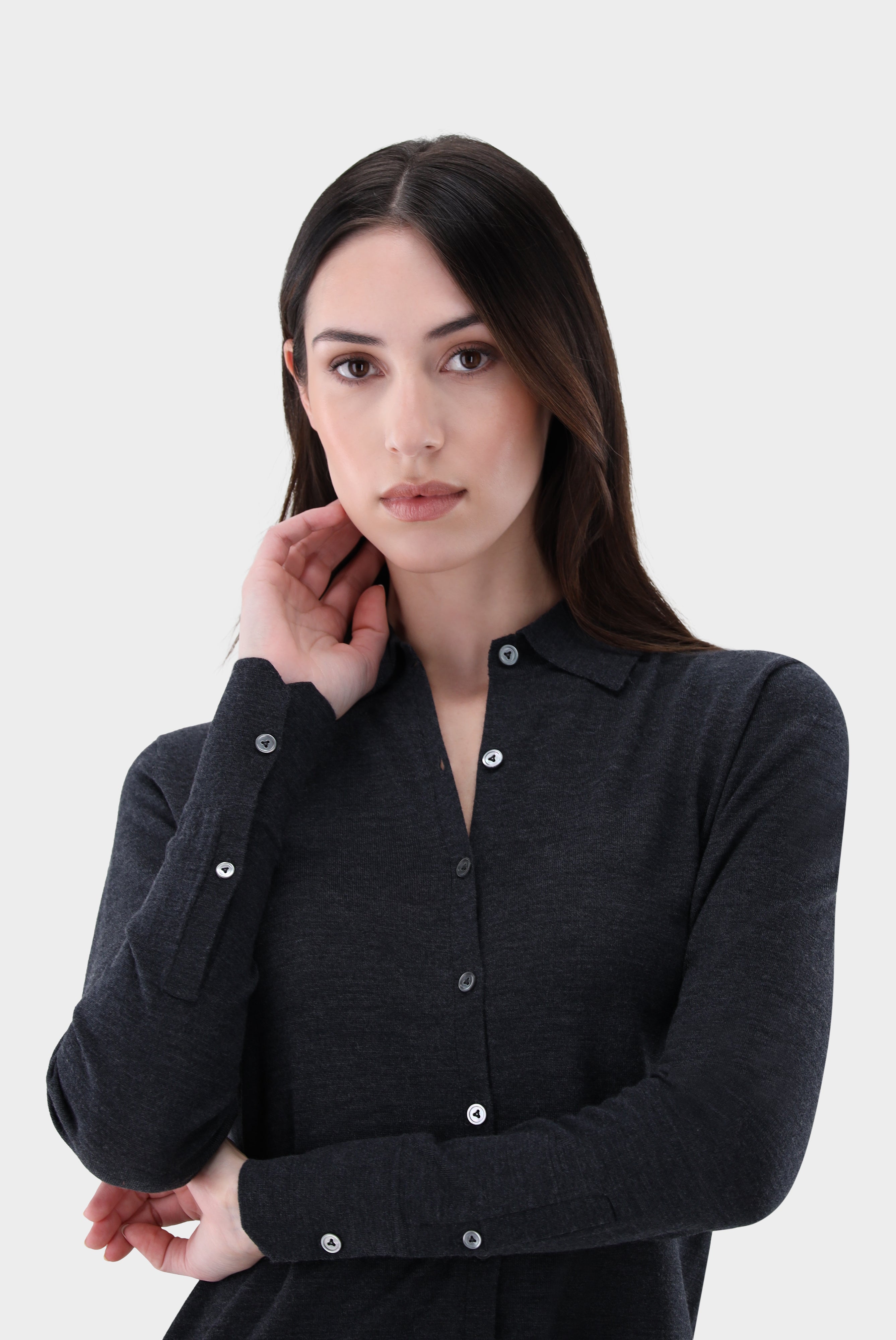 Strick-Bluse aus Merinowolle