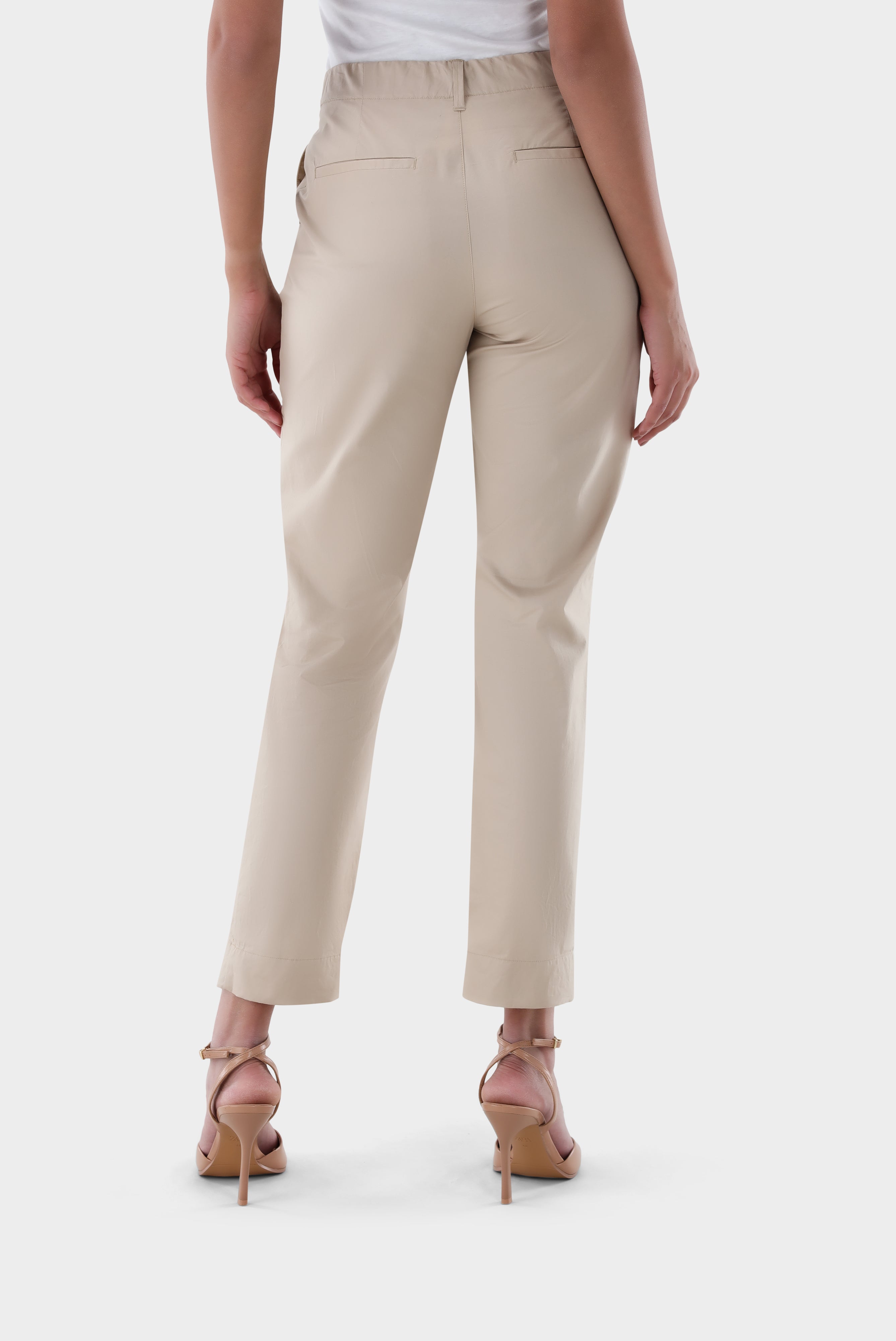 Van Laack-Hose mit mittelhohem Bund und Stretch-Hosen-Black-Deal-Outlet-by-ARCHIVIST