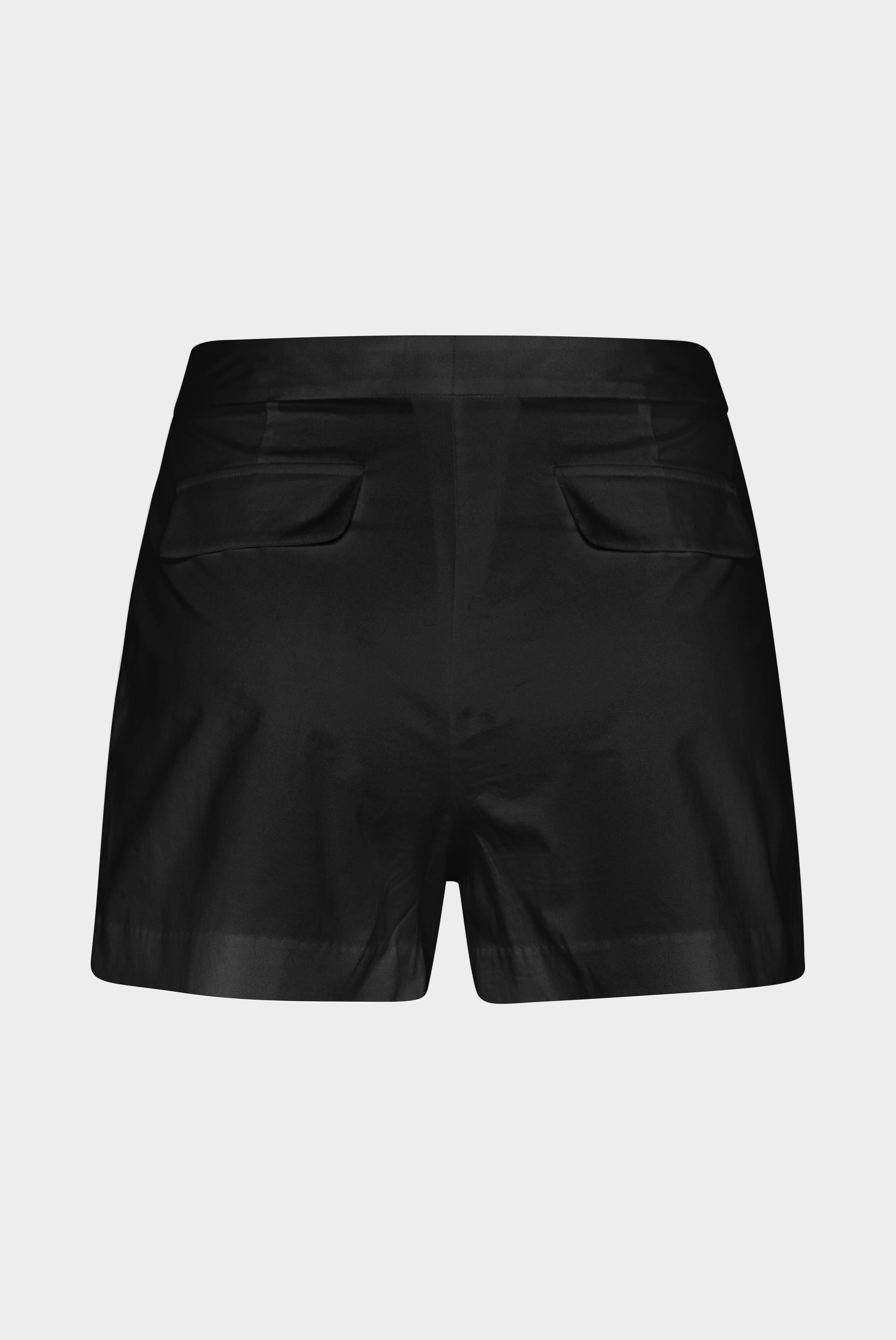 Van Laack-Shorts aus einfarbigem Baumwoll-Stretch mit Papier-Touch Weiß-Hosen-Black-Deal-Outlet-by-ARCHIVIST