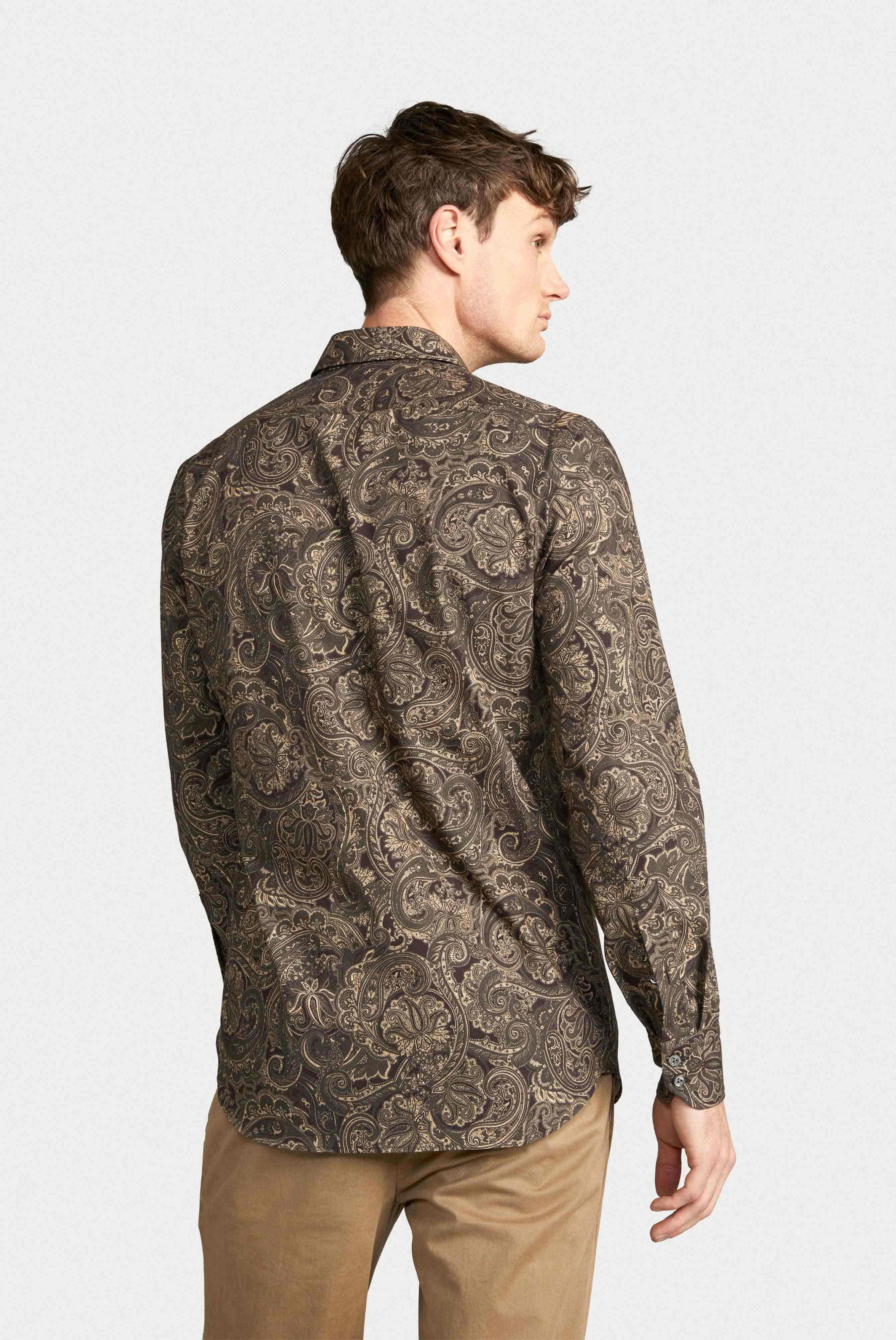 Van Laack-Hemd mit Paisley Print Tailor Fit Braun-Hemden & Blusen-Black-Deal-Outlet-by-ARCHIVIST