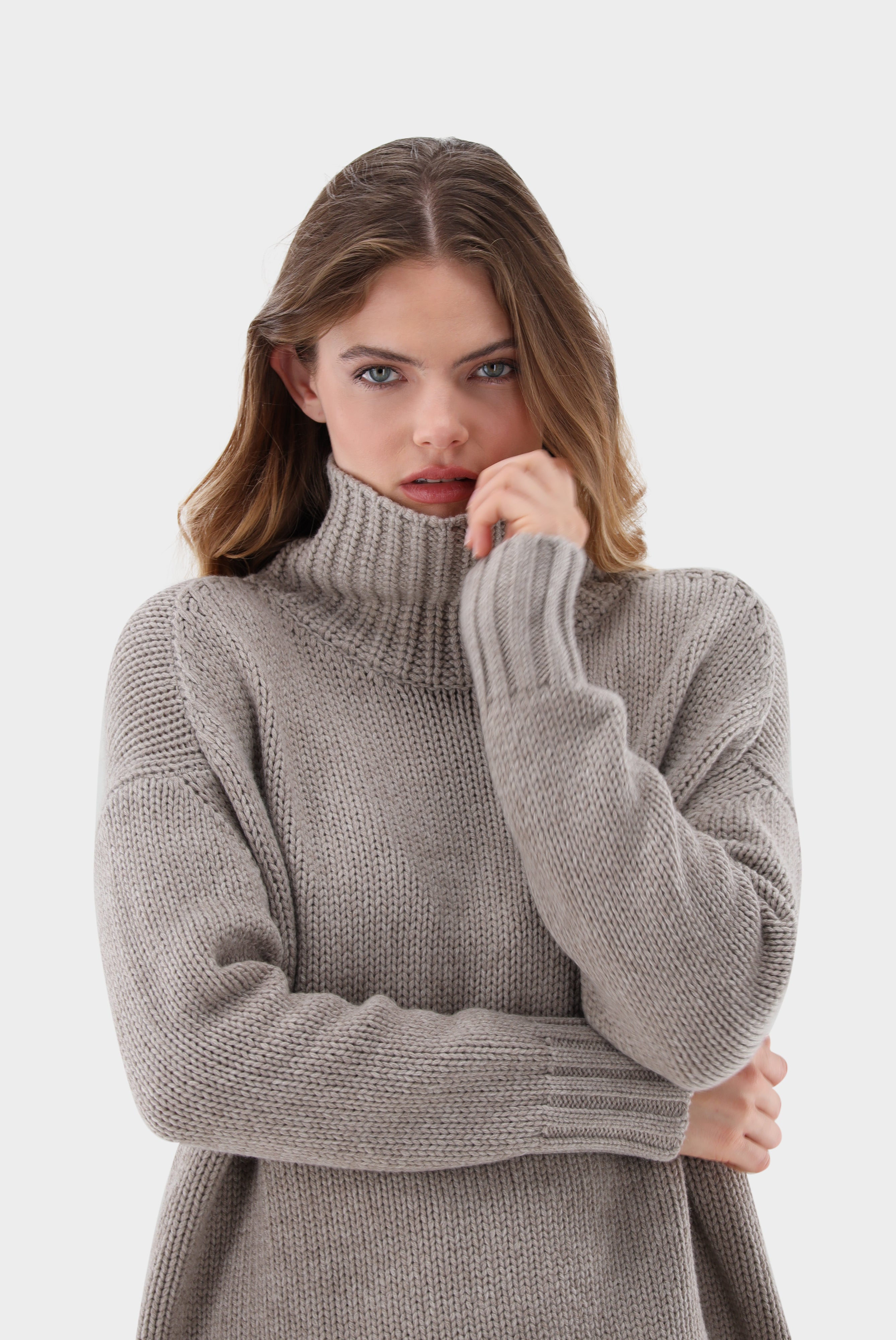 Van Laack-Oversized Rollkragenpullover mit Kaschmir-Strick & Pullover-Black-Deal-Outlet-by-ARCHIVIST