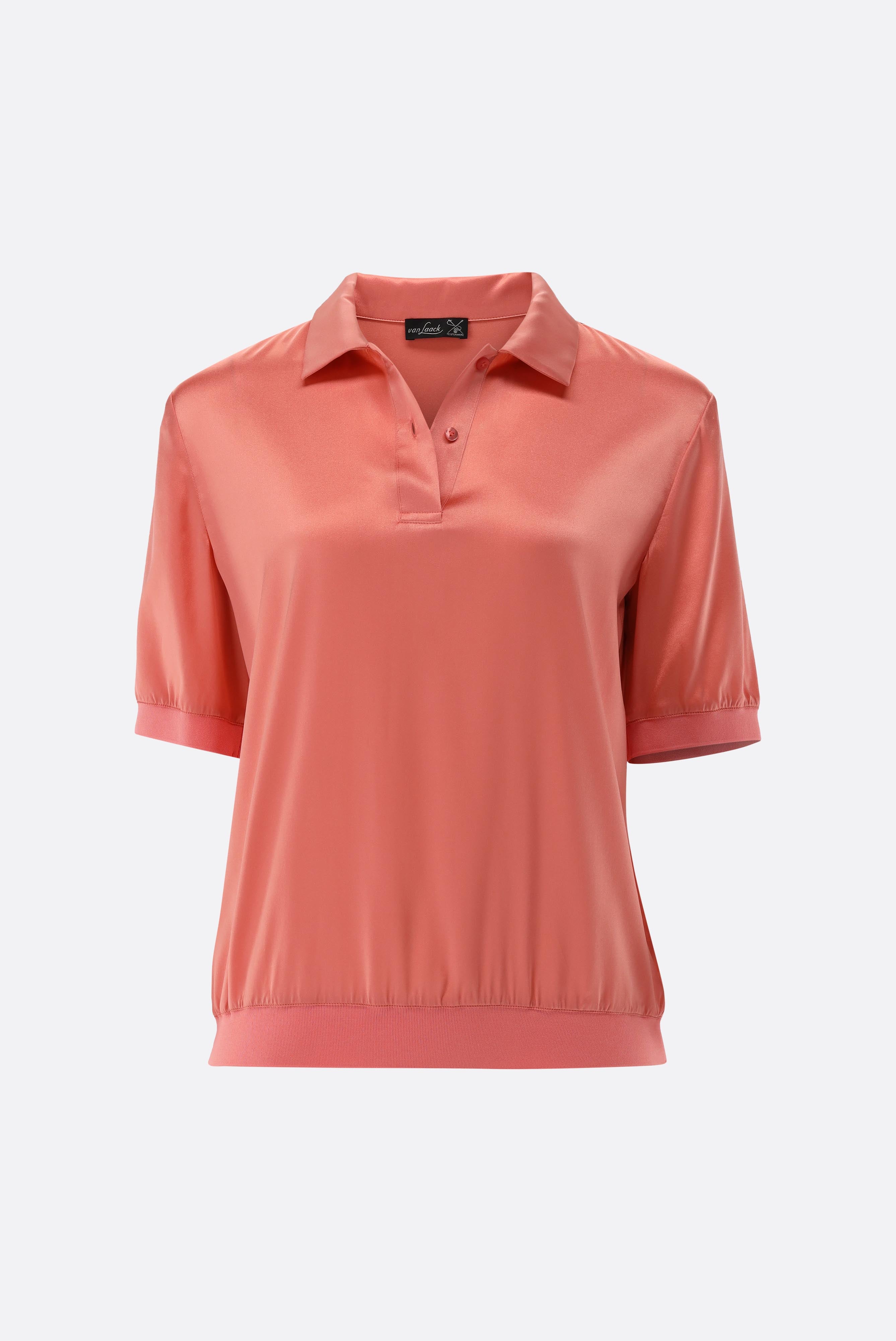 Van Laack-Poloshirt aus Seidensatin-Hemden & Blusen-Black-Deal-Outlet-by-ARCHIVIST
