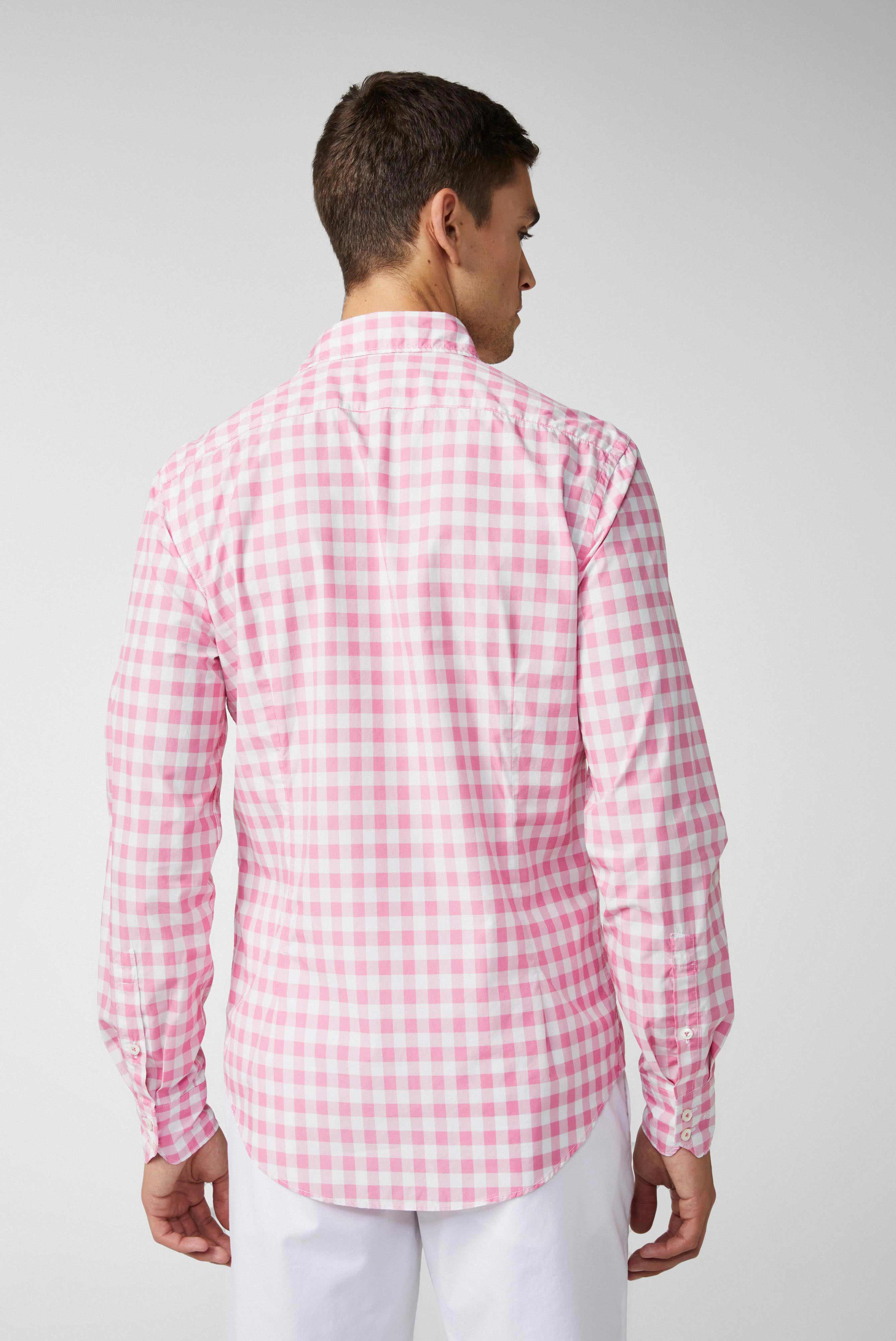 Van Laack-Kariertes Popeline Hemd Rosa-Hemden & Blusen-Black-Deal-Outlet-by-ARCHIVIST