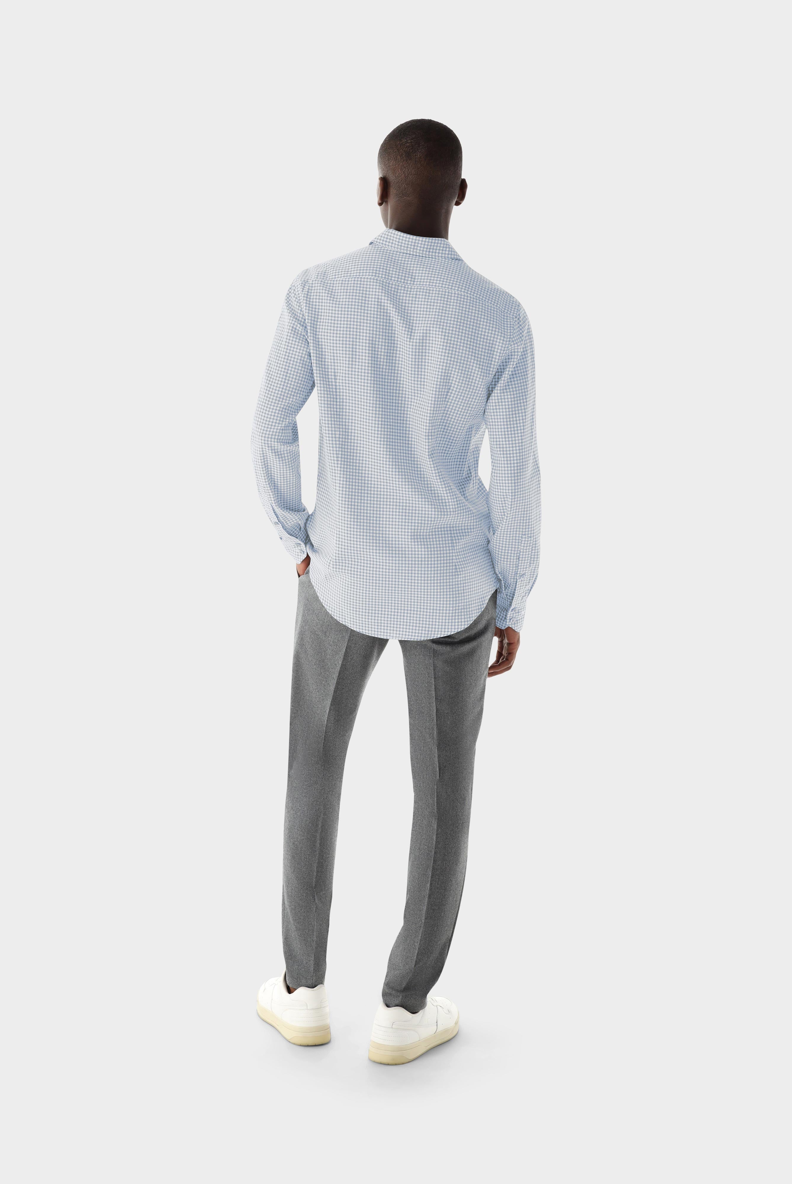 Van Laack-Flanell Hemd mit Karomuster Tailor Fit-Hemden & Blusen-Black-Deal-Outlet-by-ARCHIVIST