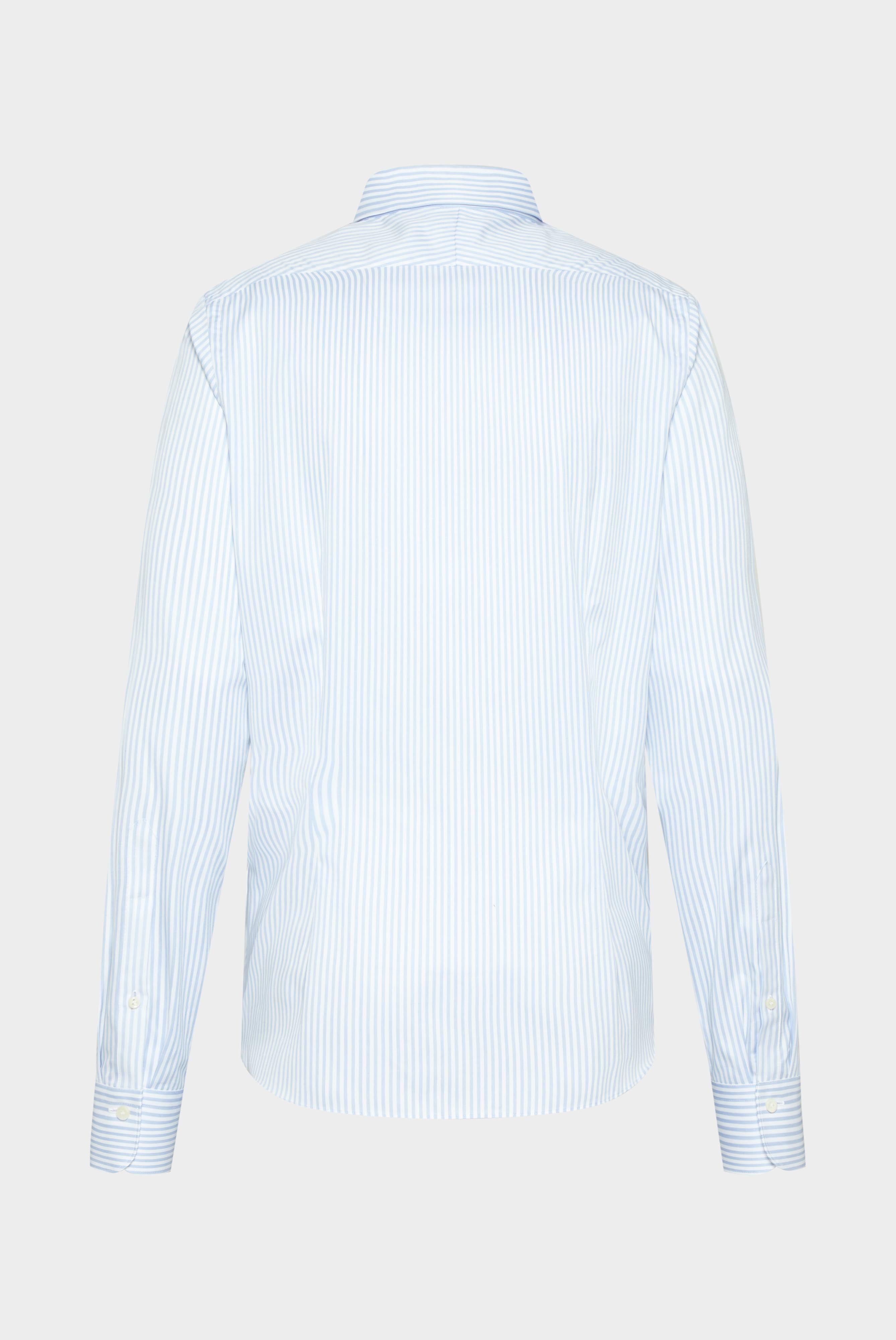 Van Laack-Twill Hemd Tailor Fit Beige/Weiß Gestreift-Hemden & Blusen-Black-Deal-Outlet-by-ARCHIVIST