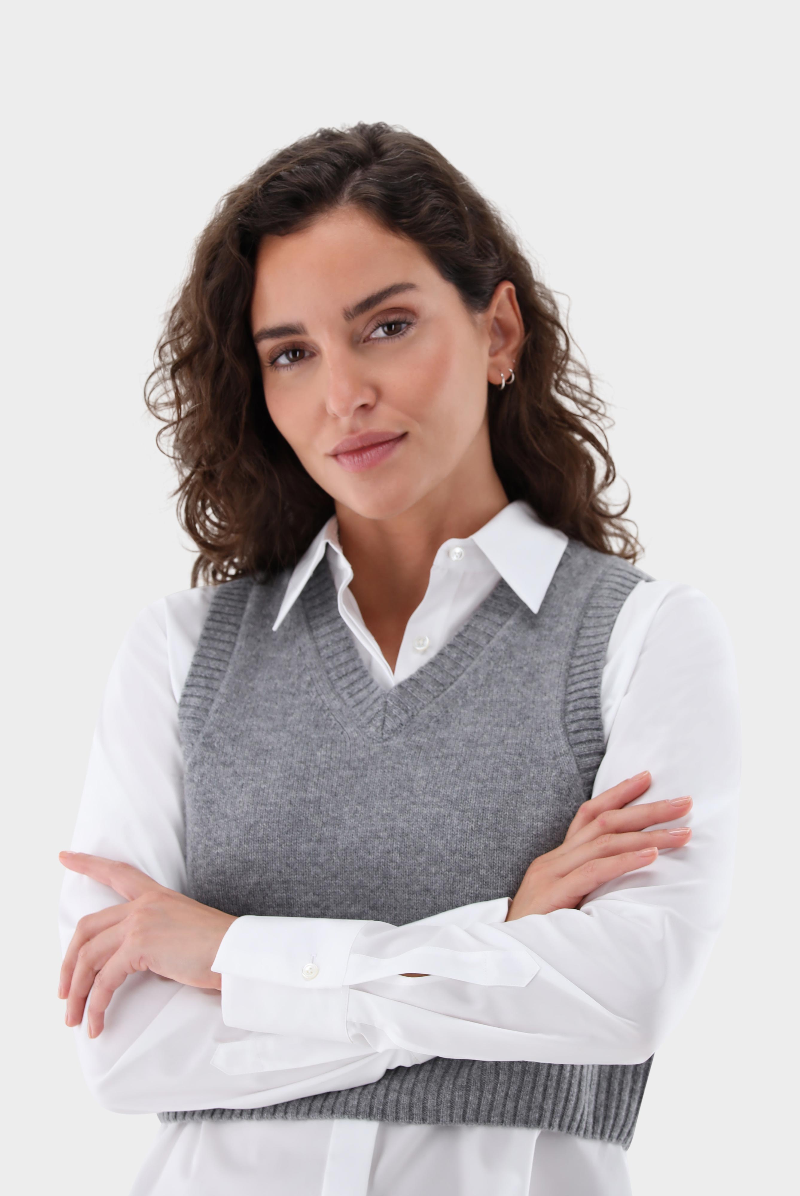 Van Laack-Kurzer Pullunder mit Kaschmir-Strick & Pullover-Black-Deal-Outlet-by-ARCHIVIST