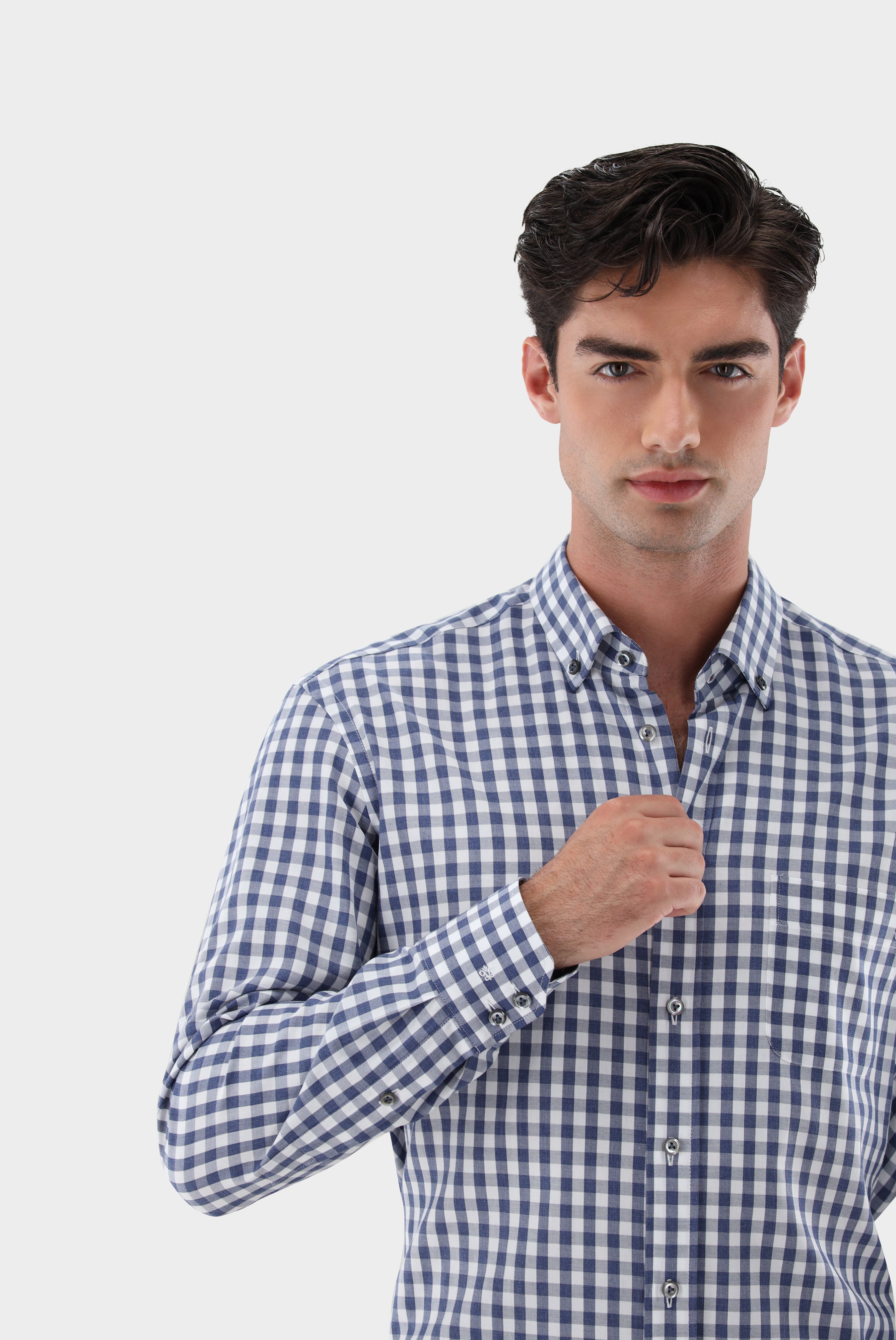 Checked flannel shirt Tailor Fit