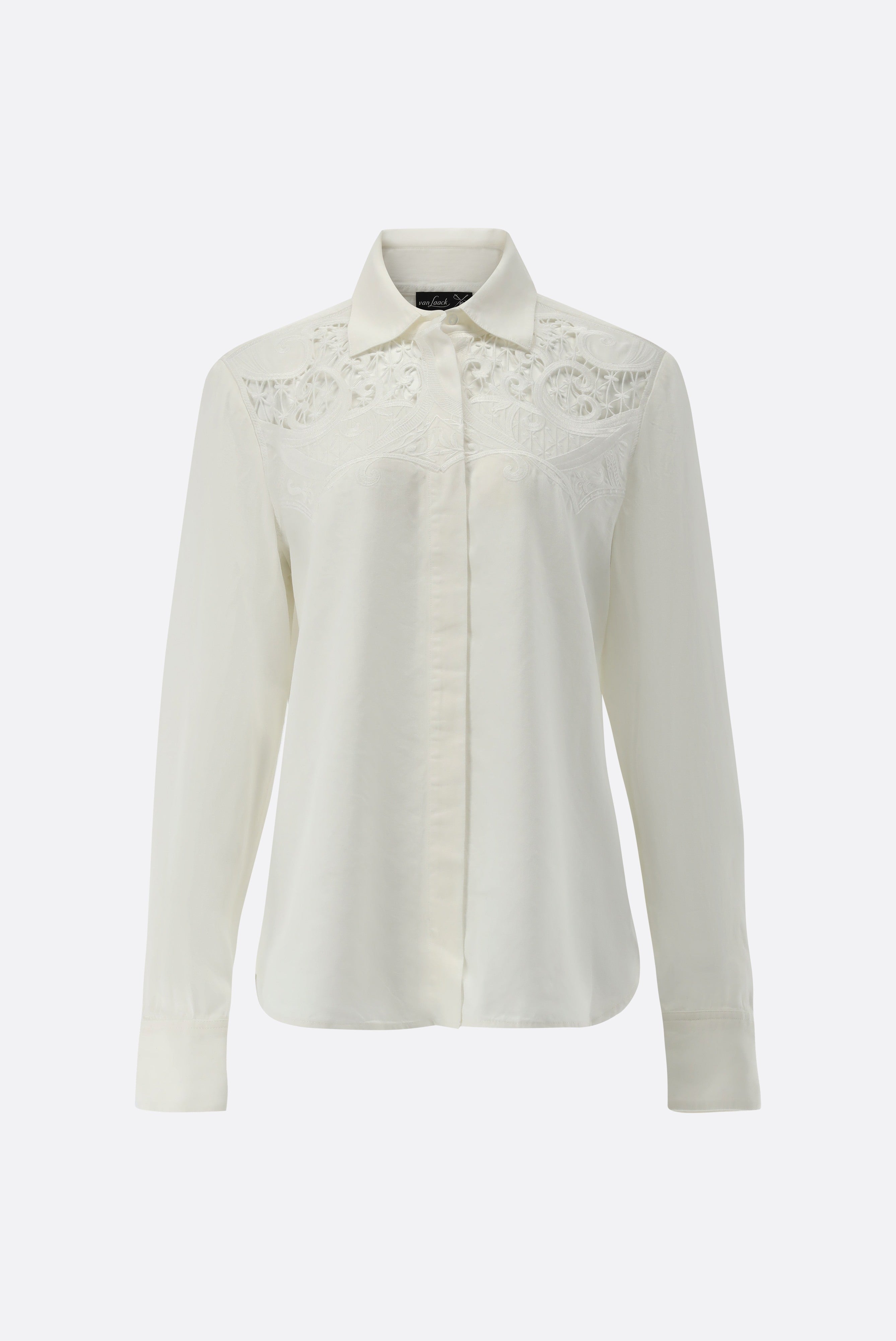 Van Laack-Hemdbluse mit Spitzenausschnitten-Hemden & Blusen-Black-Deal-Outlet-by-ARCHIVIST