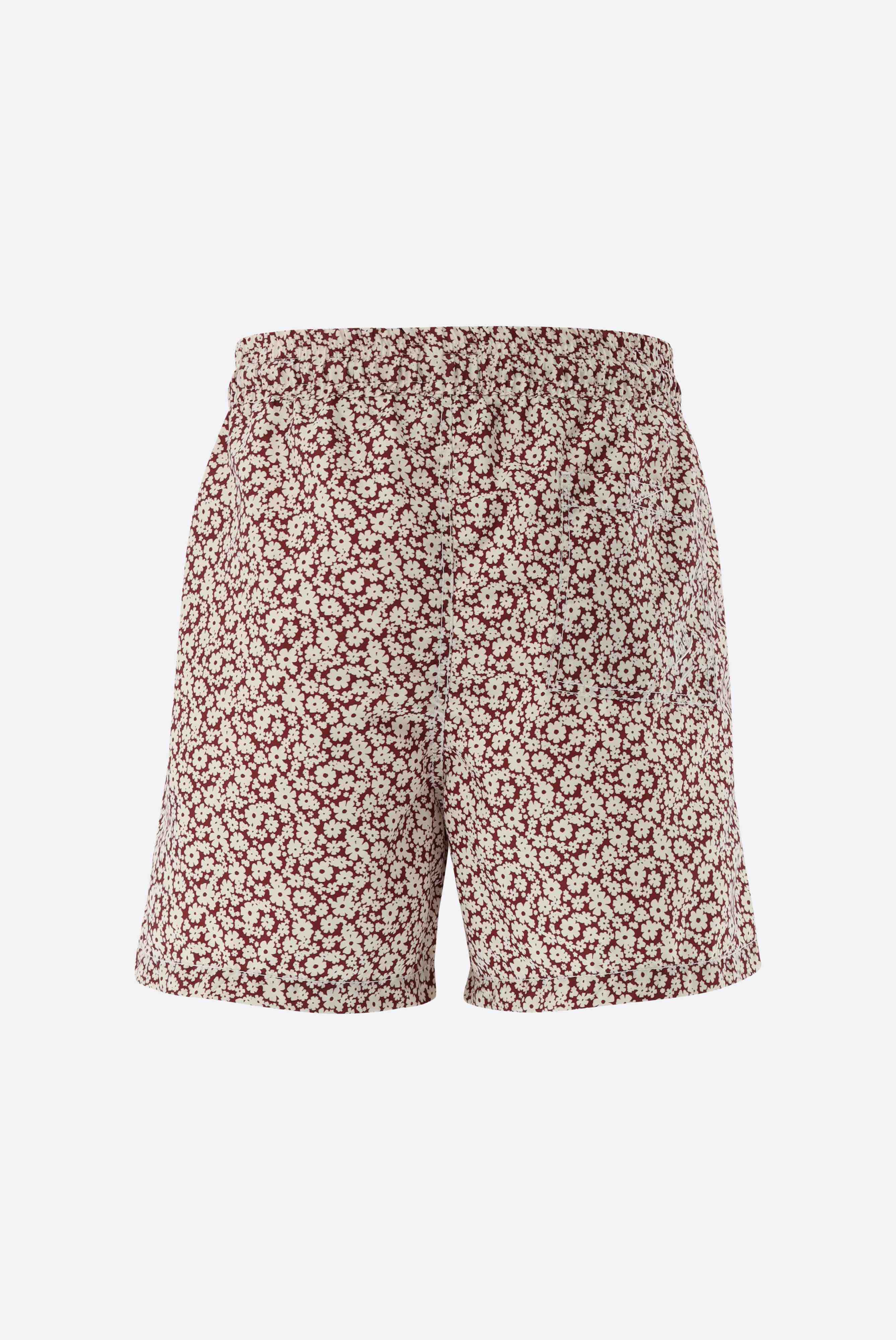 Badehose mit Blumenmuster
