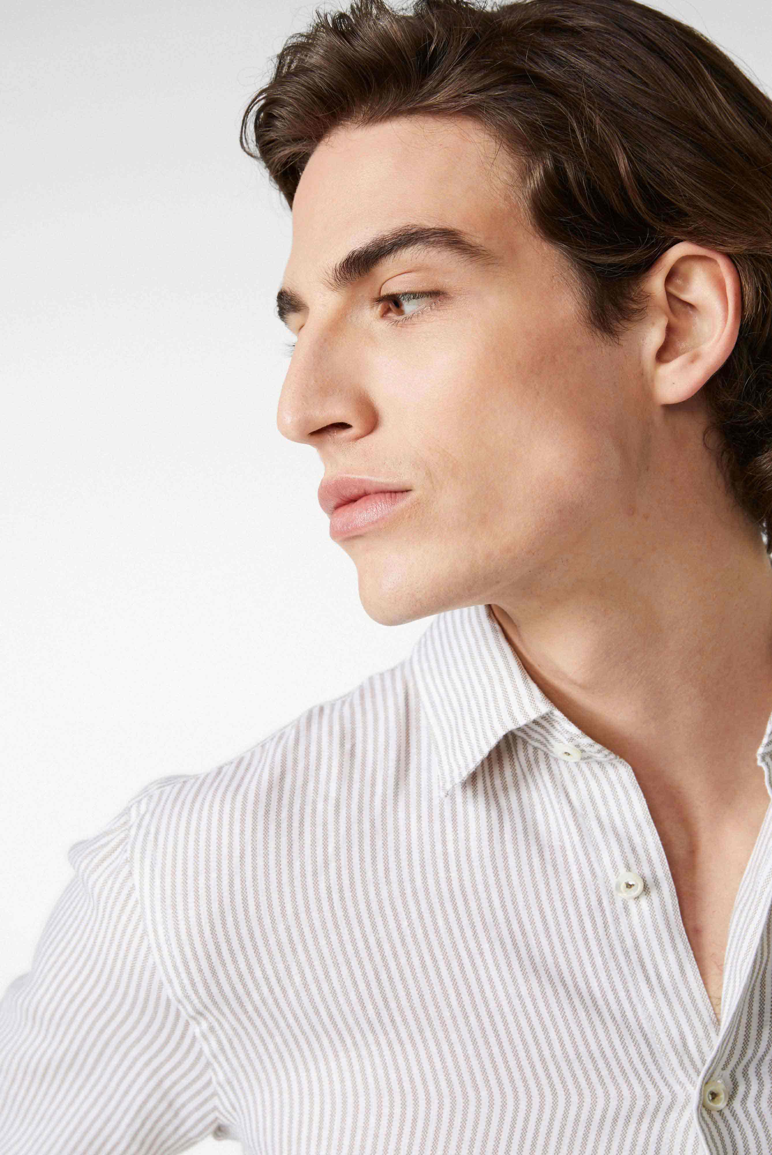 Van Laack-Gestreiftes Leinenhemd-Hemden & Blusen-Black-Deal-Outlet-by-ARCHIVIST