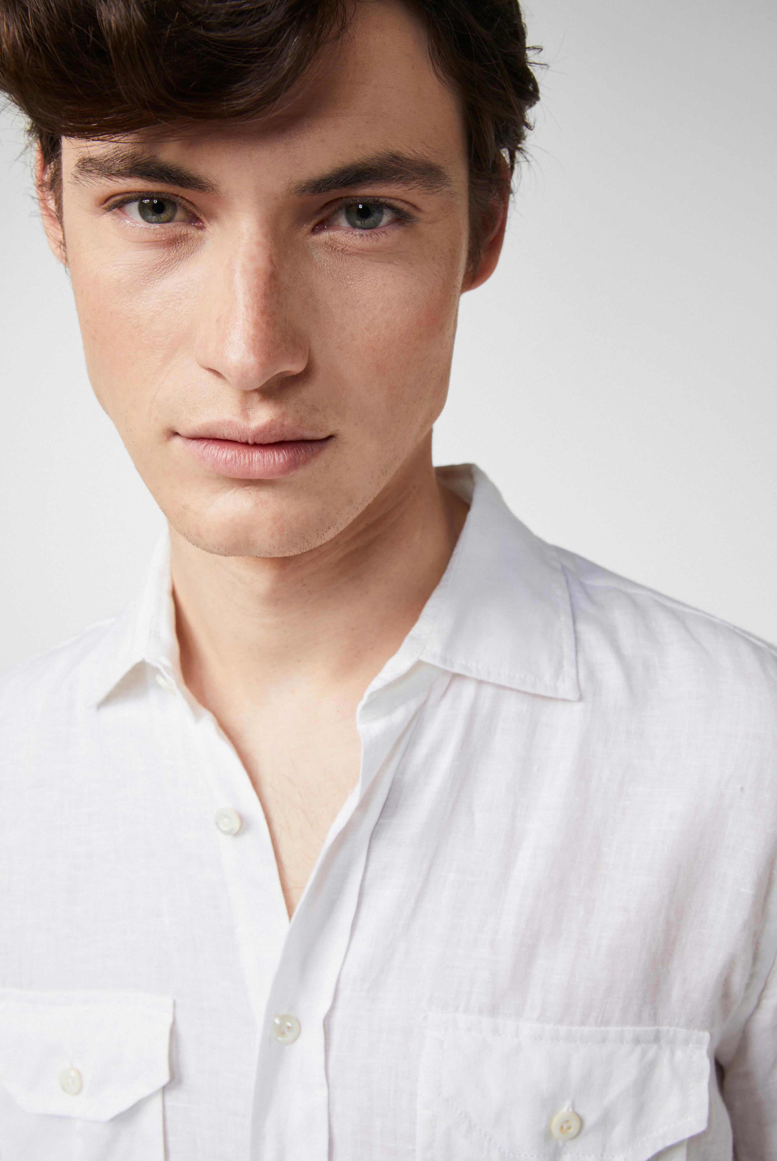 Van Laack-Kurzarm-Hemd aus Leinen in kastiger Passform-Hemden & Blusen-Black-Deal-Outlet-by-ARCHIVIST