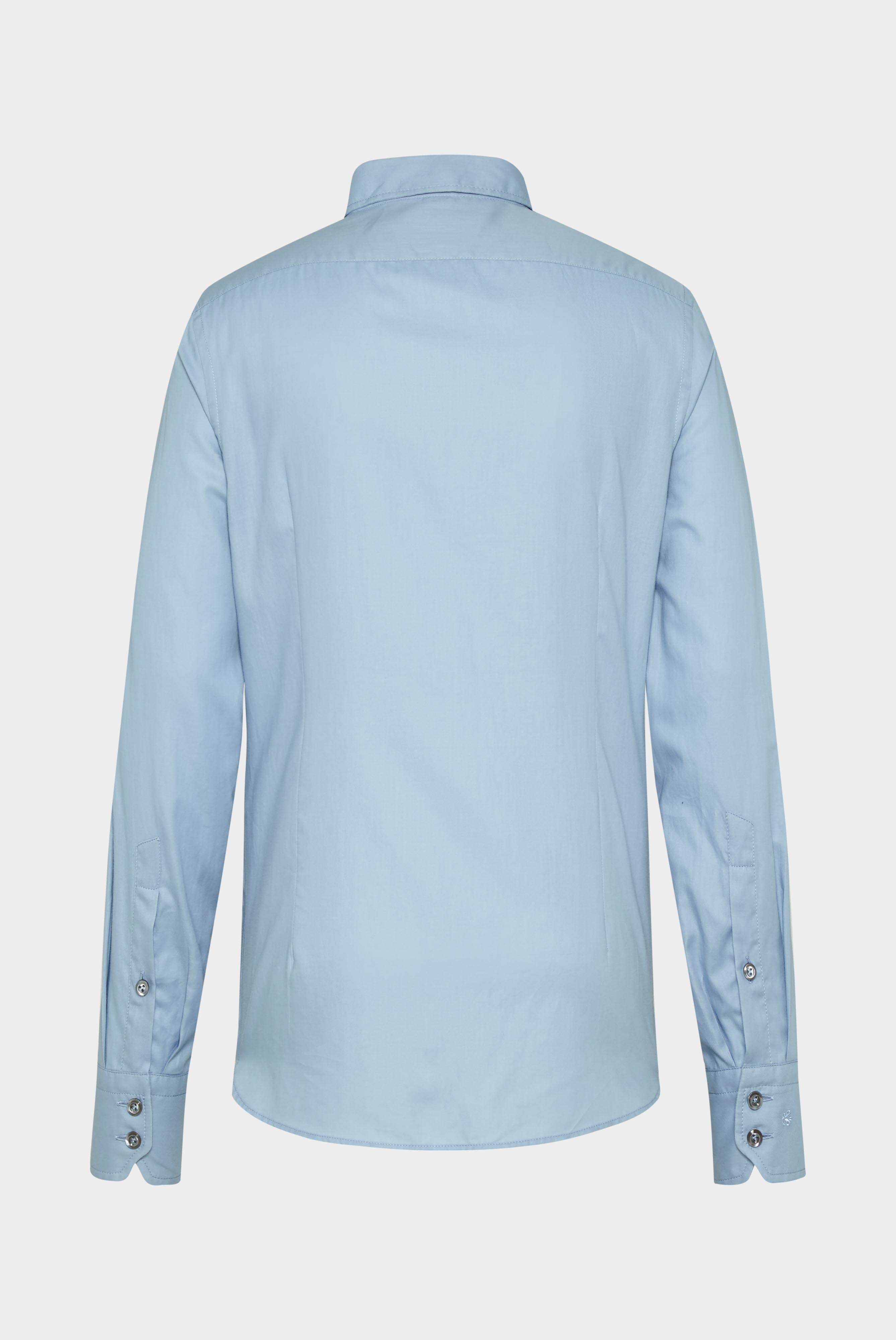 Van Laack-Twill Hemd mit Kent Kragen Slim Fit Hellblau-Hemden & Blusen-Black-Deal-Outlet-by-ARCHIVIST