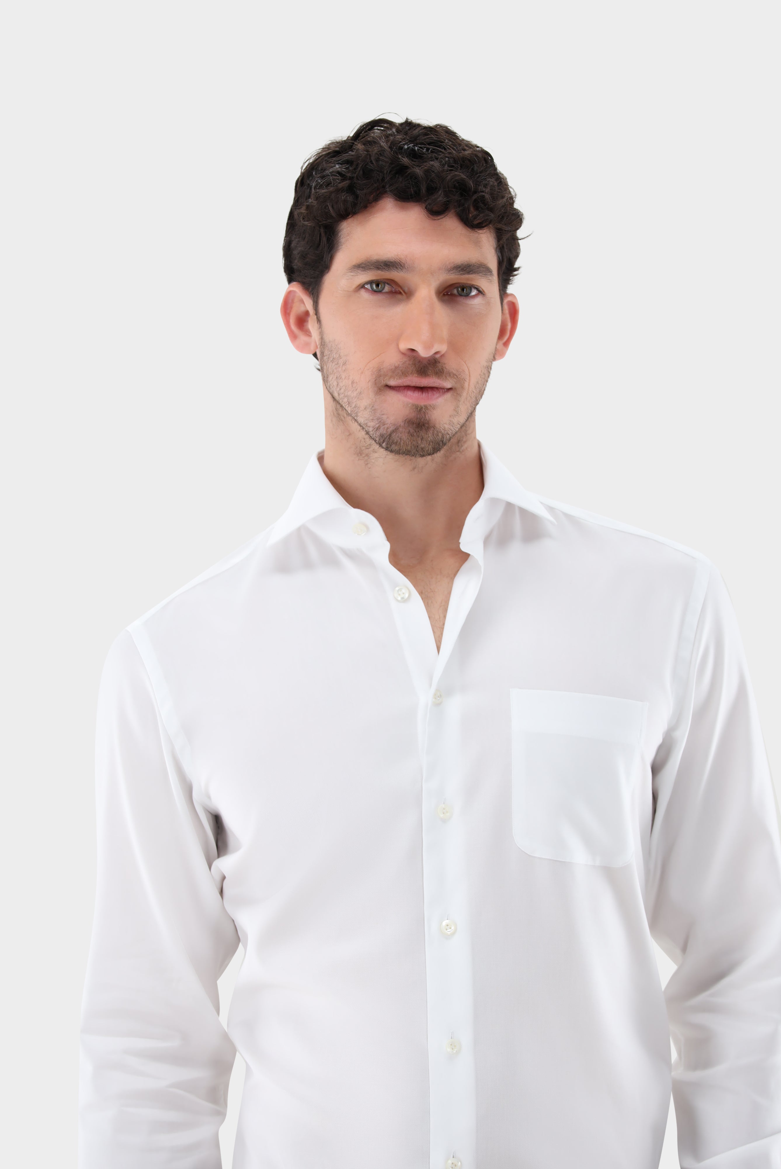 Natté Hemd mt Strukturmuster Comfort Fit