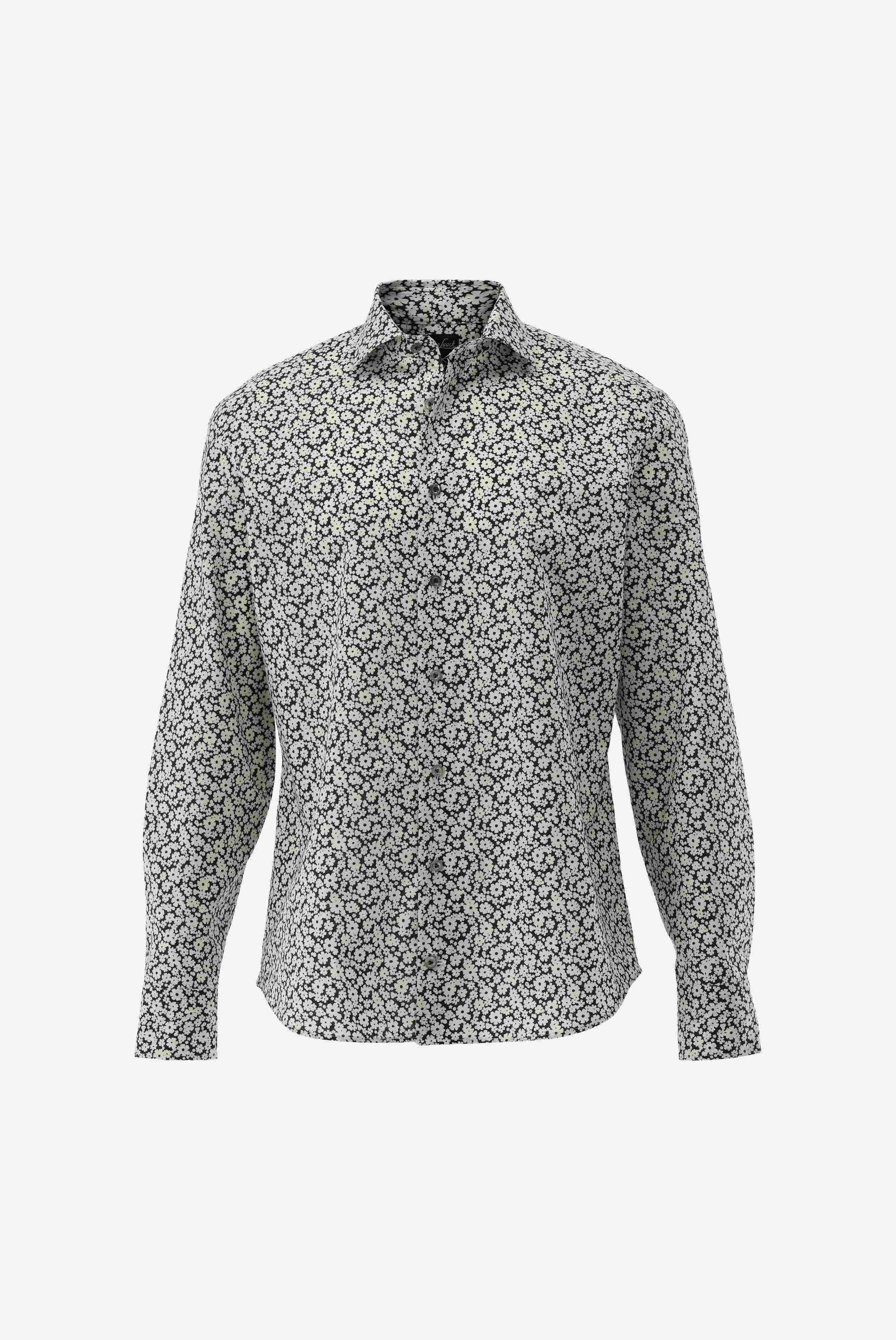 Van Laack-Hemd mit Blumenmuster Tailor Fit-Hemden & Blusen-Black-Deal-Outlet-by-ARCHIVIST