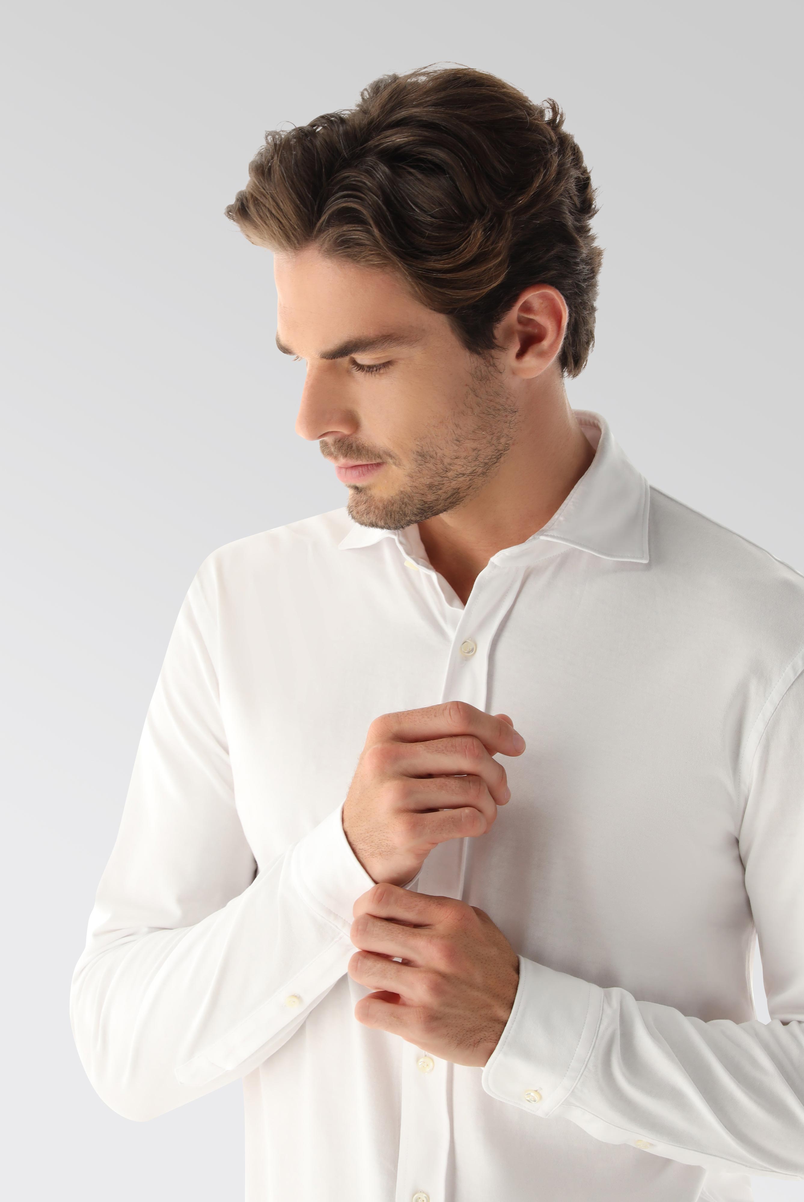 Jersey shirt urban look slim fit