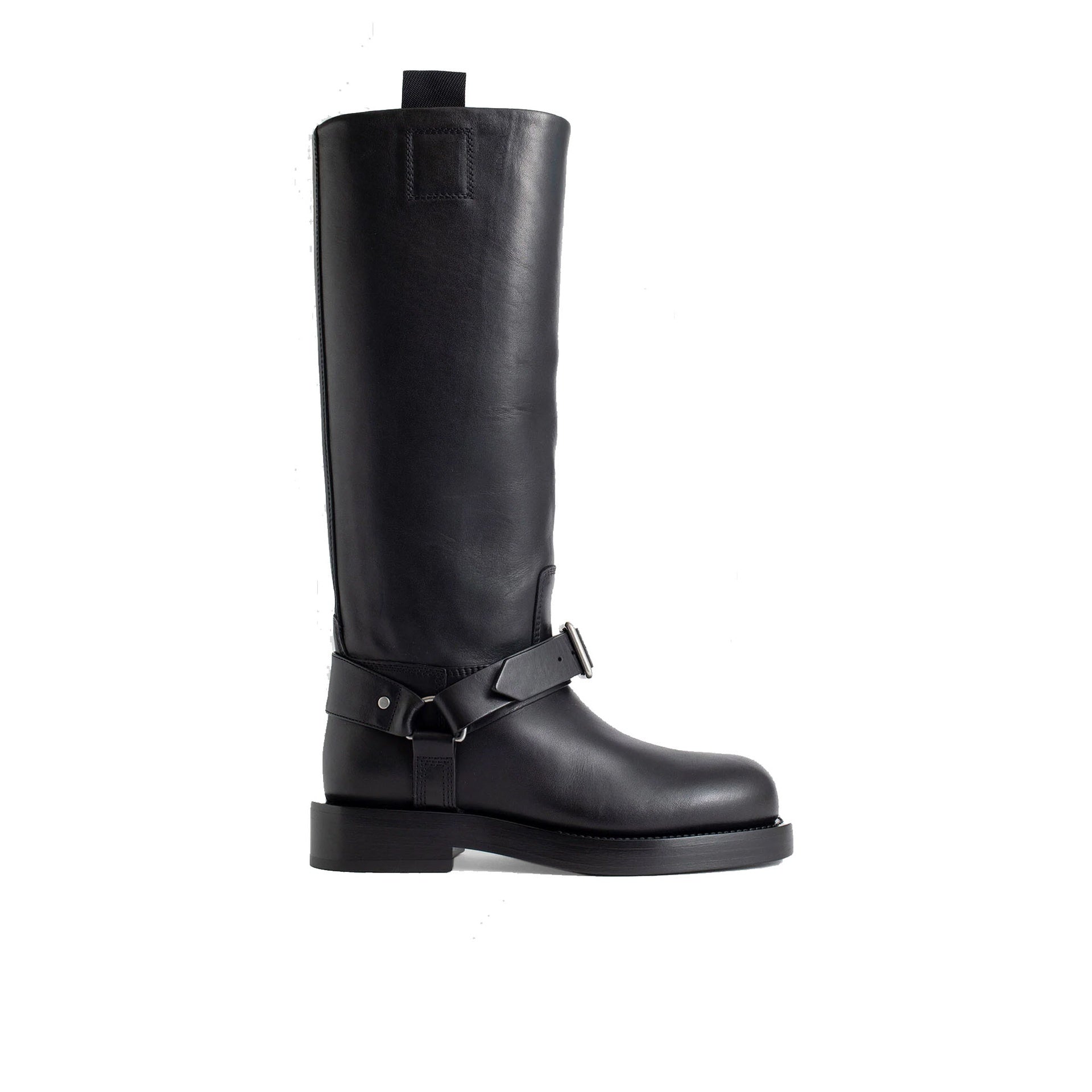 Burberry-Burberry Sadlle High Boots-WOMEN SHOES-Black-Deal-Outlet-by-ARCHIVIST