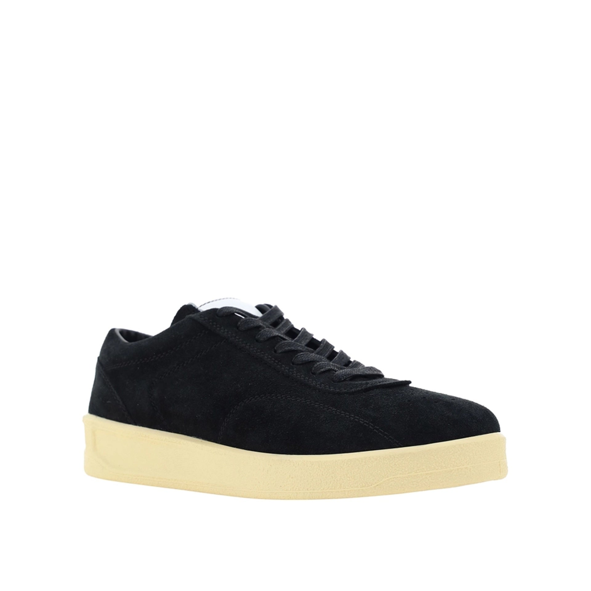 Jil Sander-Jil Sander Leather Sneakers-MEN SHOES-Black-Deal-Outlet-by-ARCHIVIST