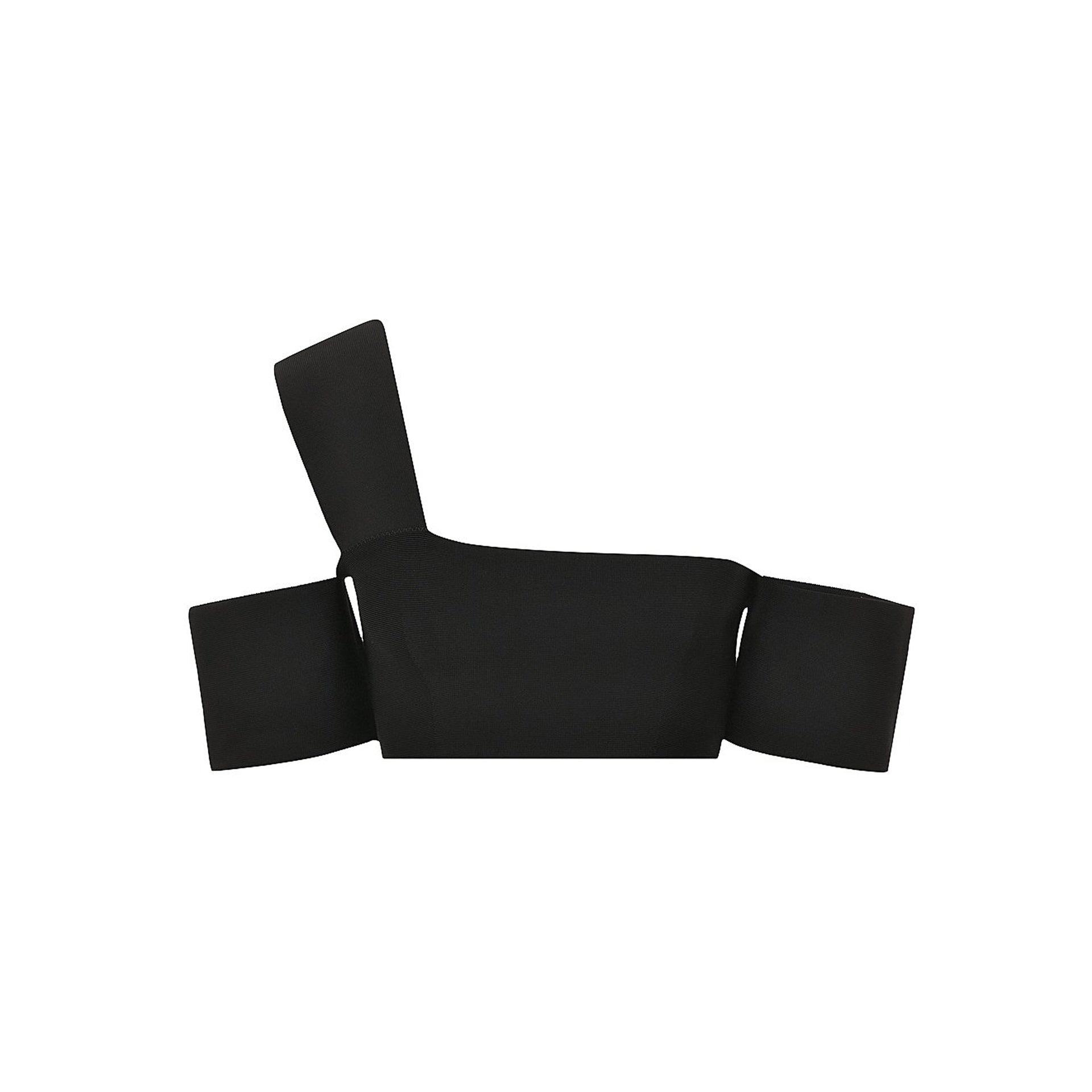 Alexander McQueen Bandage Top-WOMEN CLOTHING-ALEXANDER MCQUEEN-BLACK-M-ARCHIVIST