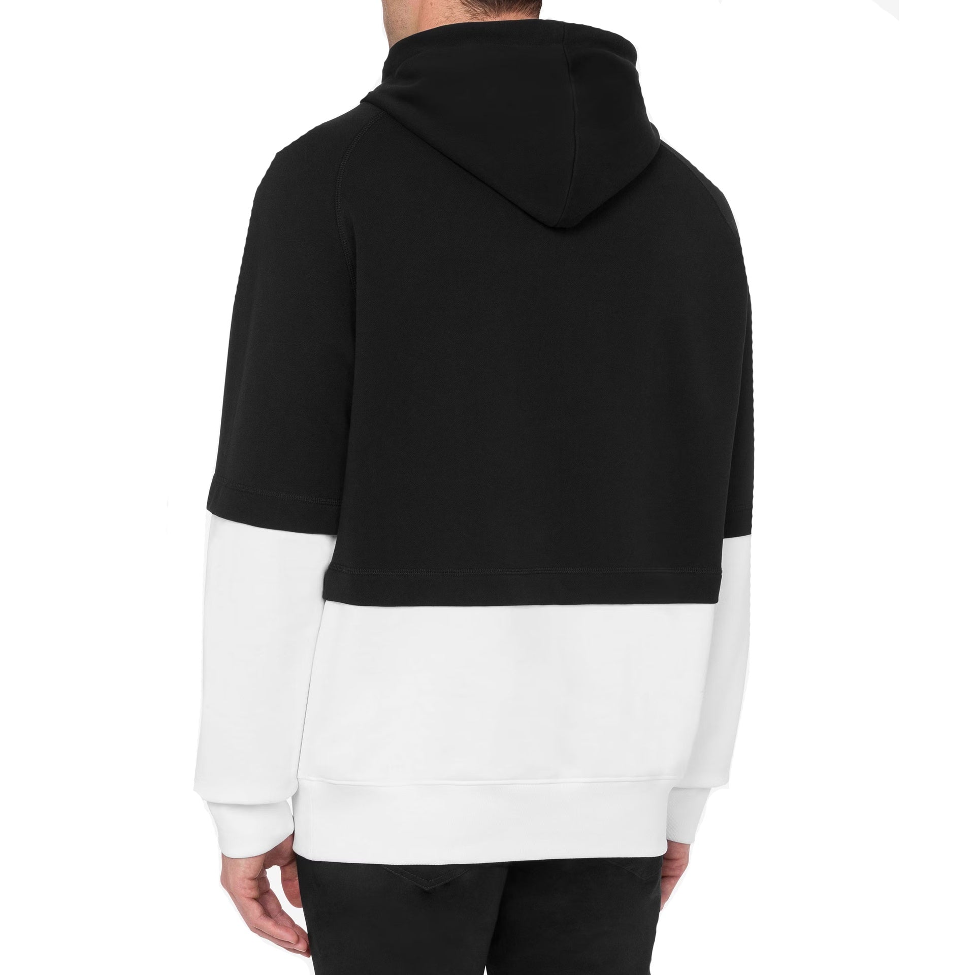 Moschino-Moschino Cotton Hooded Sweatshirt-MEN CLOTHING-Black-Deal-Outlet-by-ARCHIVIST