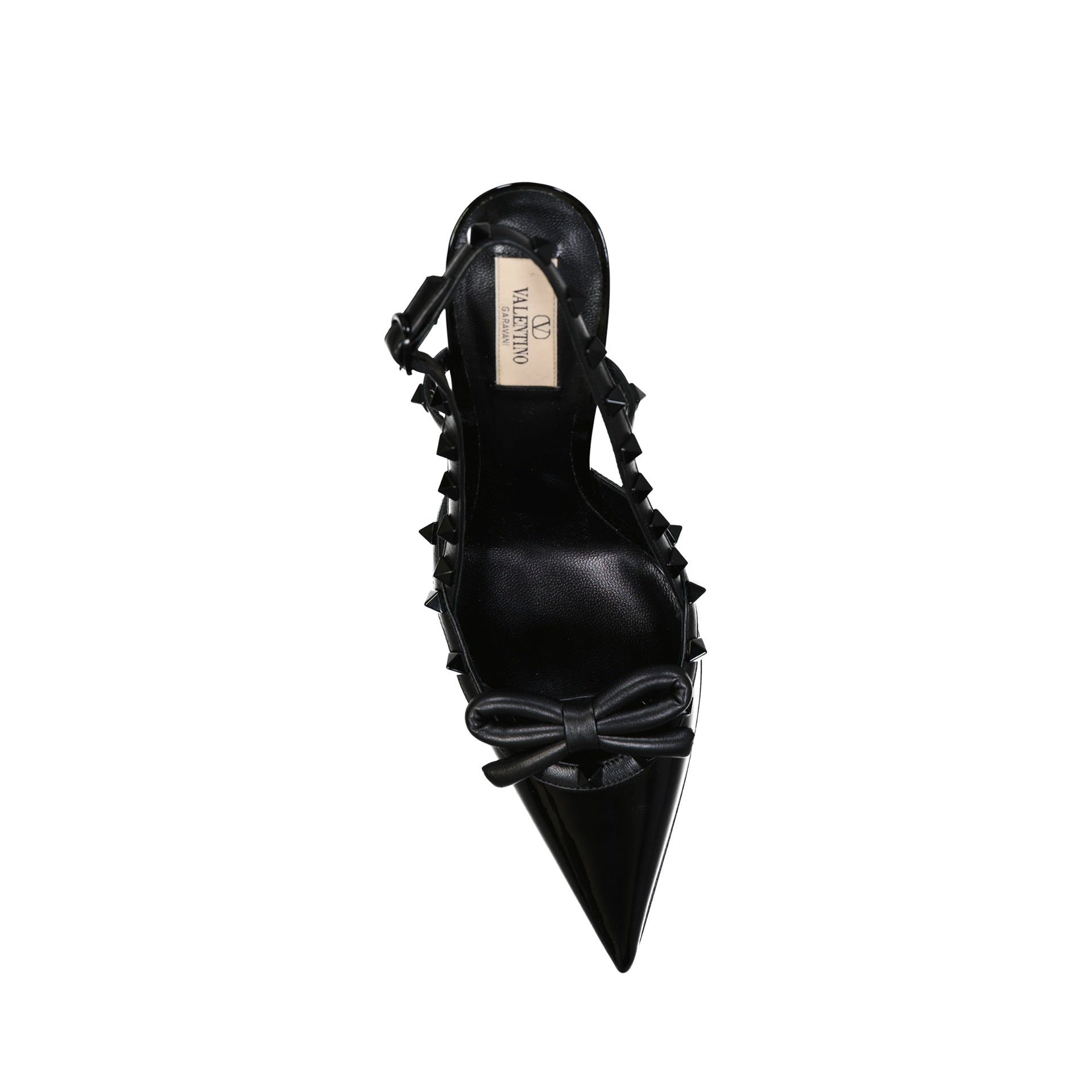 Valentino Garavani Rockstud Leather Slingback Pumps