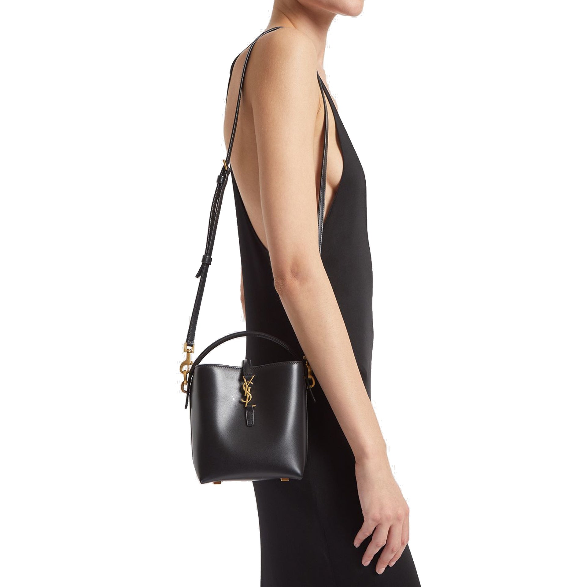 Saint Laurent-Saint Laurent Le 37 Mini Shoulder Bag-WOMEN BAGS-Black-Deal-Outlet-by-ARCHIVIST