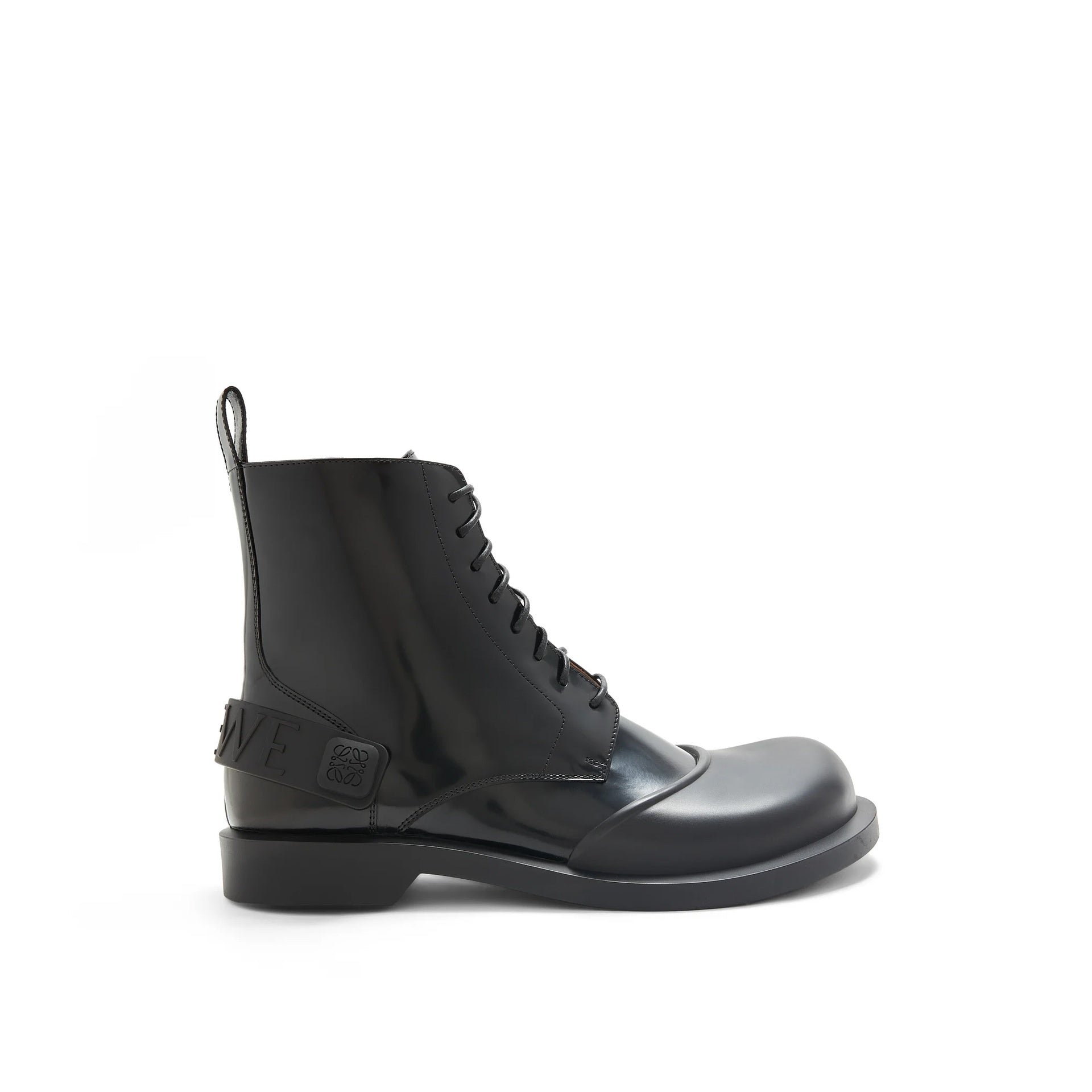 Loewe Leather Lace-Up Boots