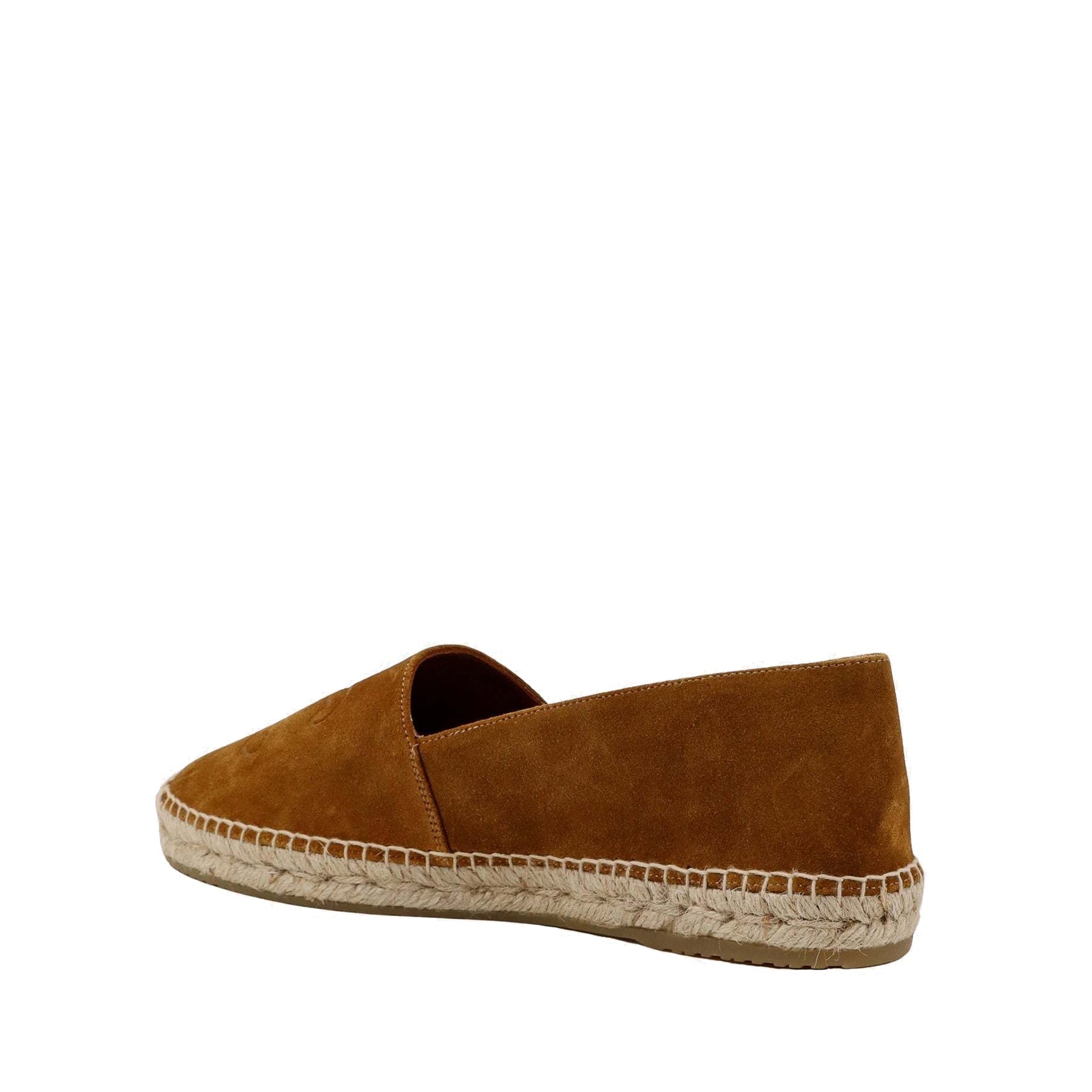 Celine Triomphe Suede Espadrilles