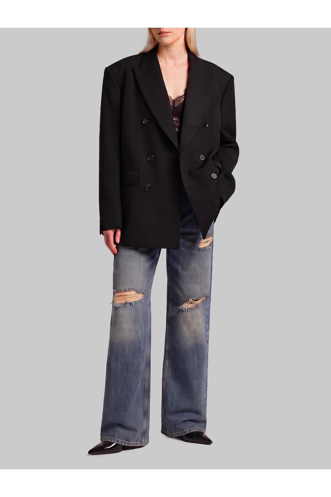 Dolce & Gabbana-OUTLET-SALE-5-pocket denim trousers-ARCHIVIST