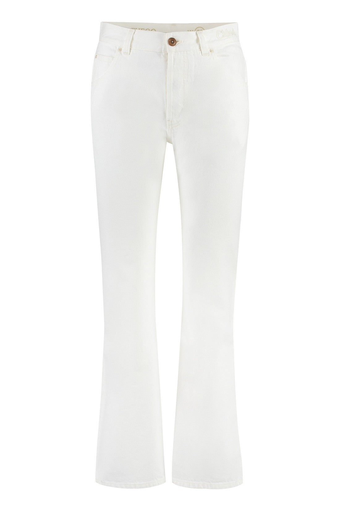 Chloé-OUTLET-SALE-5-pocket straight-leg jeans-ARCHIVIST