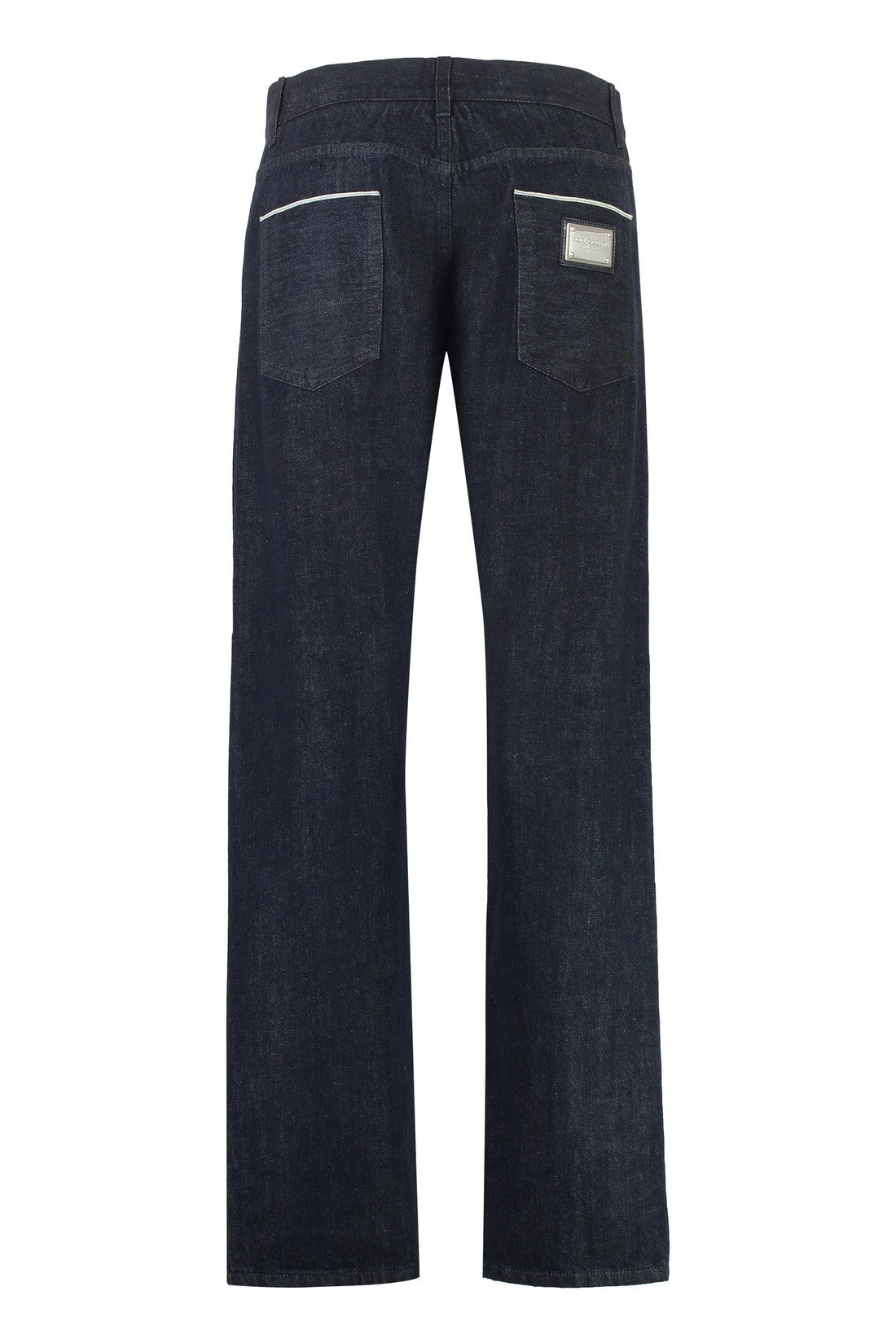 Dolce & Gabbana-OUTLET-SALE-5-pocket straight-leg jeans-ARCHIVIST