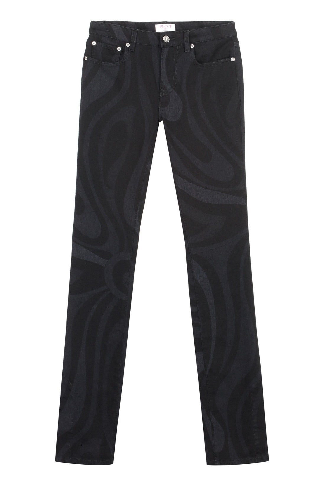 Emilio Pucci-OUTLET-SALE-5-pocket straight-leg jeans-ARCHIVIST
